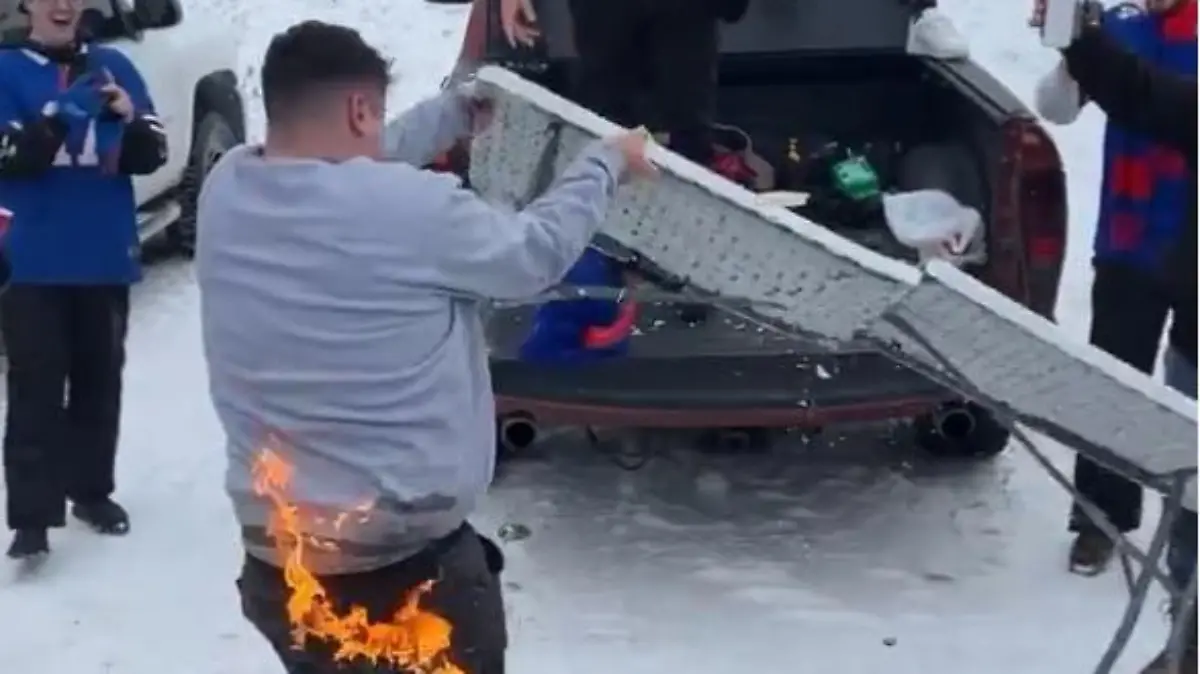 Der Fans der Buffalo Bills dürfte seine Aktion bereuen.