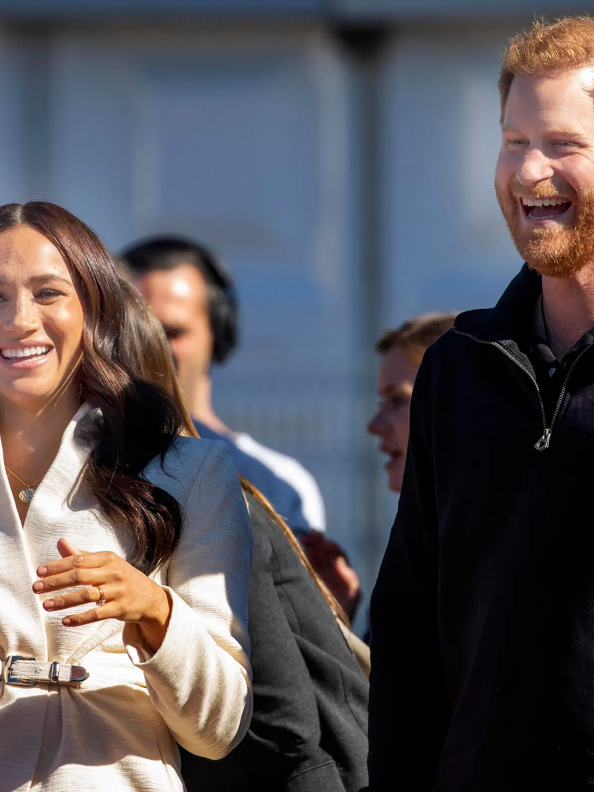  17-04-2022 The Hague Prince Harry, Duke of Sussex and Meghan Markle, Duchess of Sussex, attend the 2nd day of the 2020 Invictus Games, an international sporting event for wounded, injured and sick service personnel and veterans, at the Zuiderpark in The Hague.  PUBLICATIONxINxGERxSUIxAUTxONLY Copyright: xPPEx