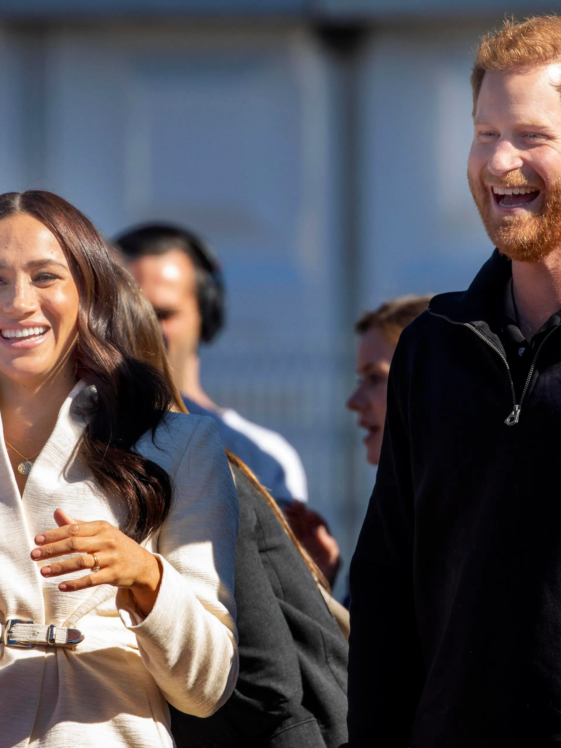  17-04-2022 The Hague Prince Harry, Duke of Sussex and Meghan Markle, Duchess of Sussex, attend the 2nd day of the 2020 Invictus Games, an international sporting event for wounded, injured and sick service personnel and veterans, at the Zuiderpark in The Hague.  PUBLICATIONxINxGERxSUIxAUTxONLY Copyright: xPPEx