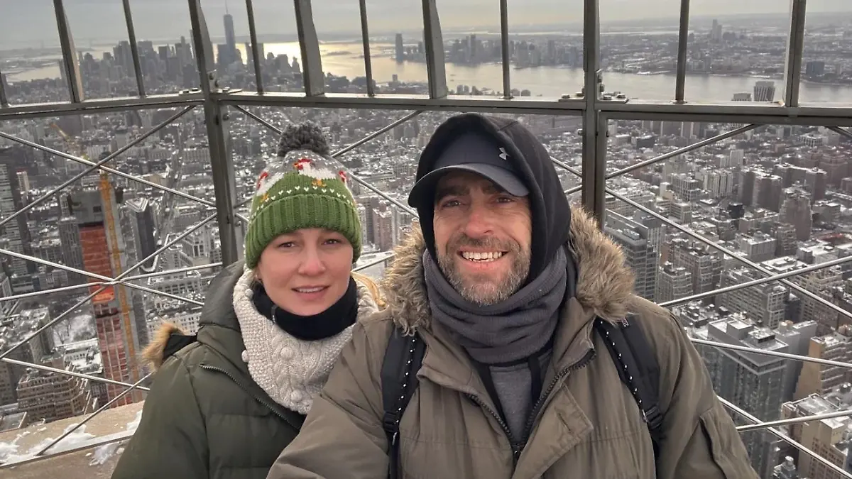 Phil Hardy und seine Partnerin Magdalena.