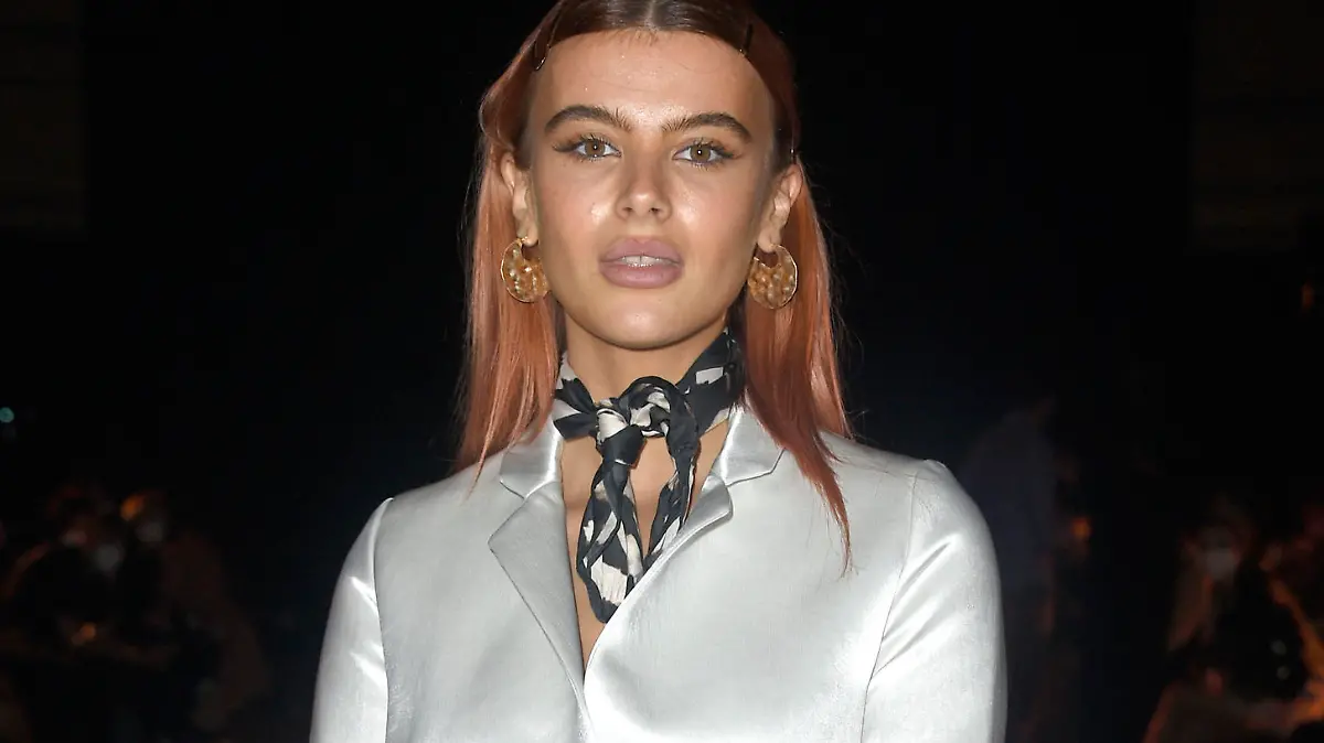 Romina Palm bei der Kilian Kerner Fashion Show im Rahmen der MBFW auf der Fashion Week Berlin Spring/Summer 2022 im Kraftwerk Berlin. Berlin, 07.09.2021