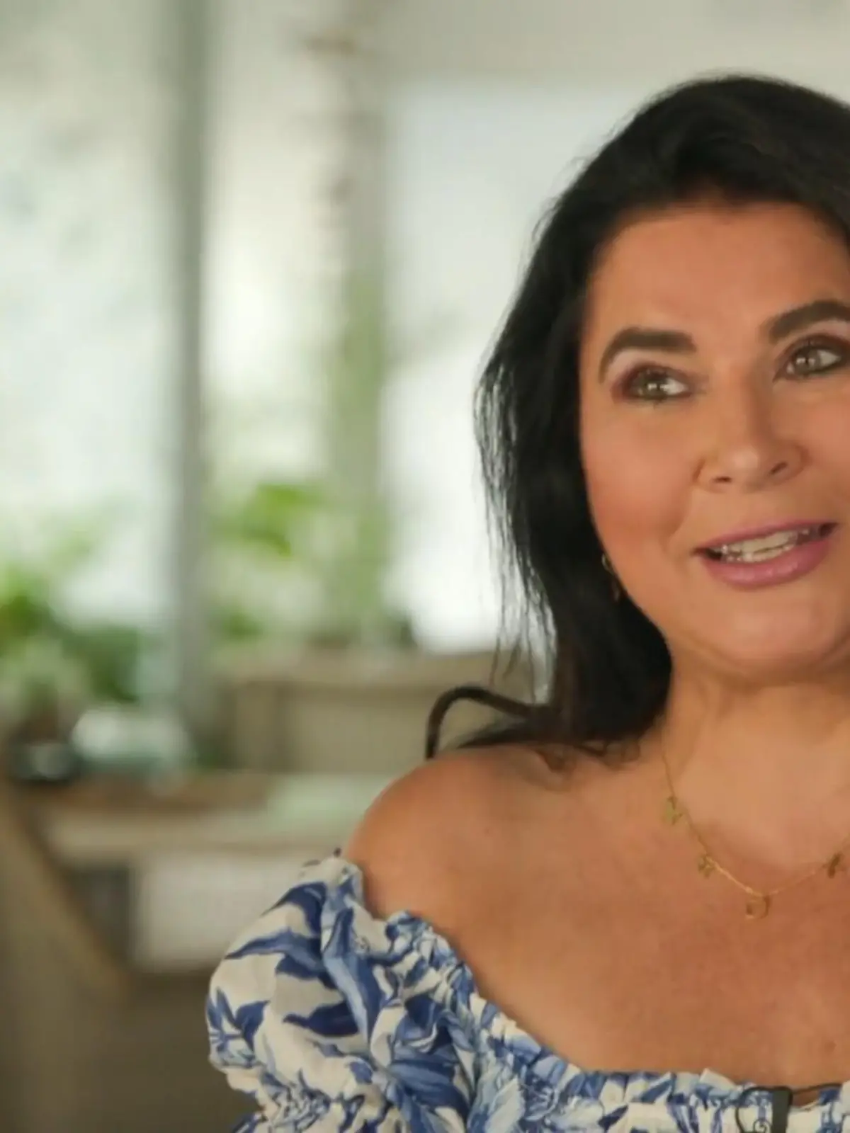 Iris Klein im RTL-Interview auf Mallorca