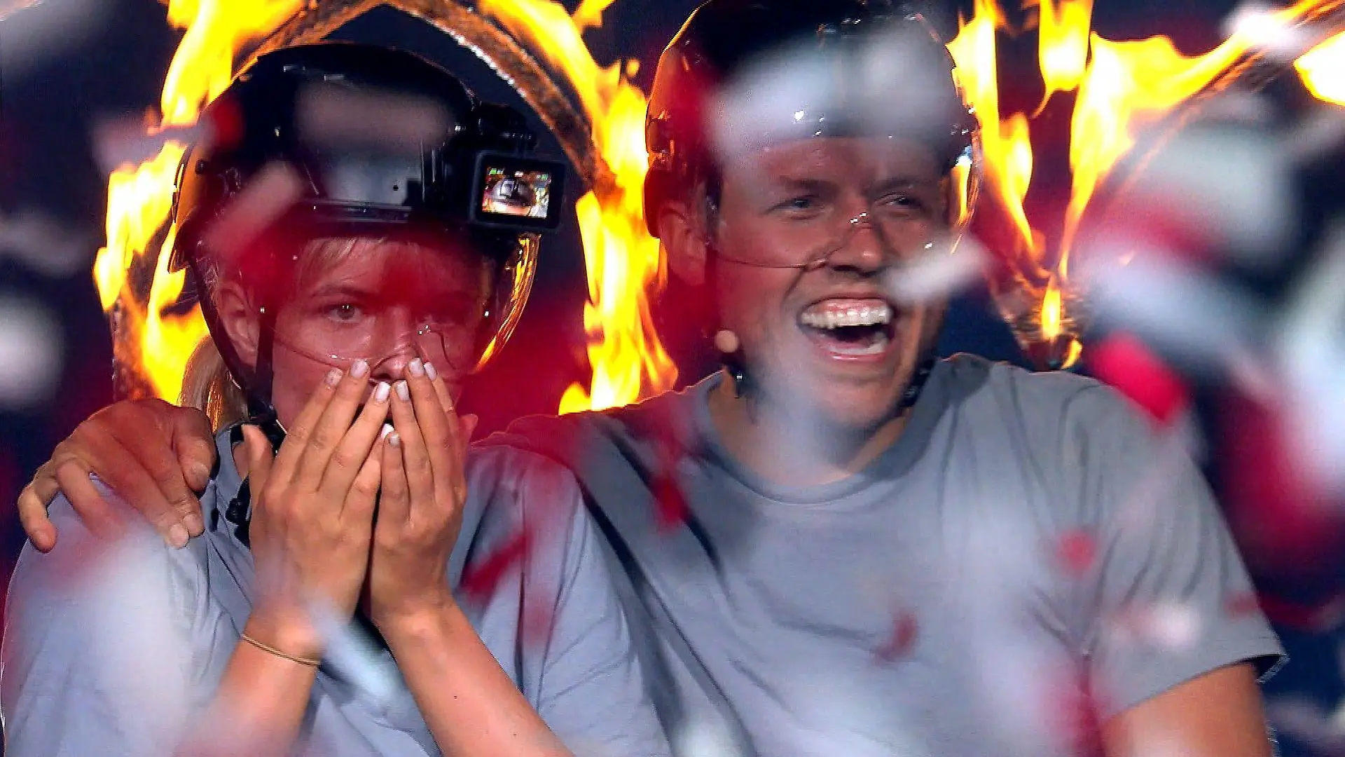 Antonia und Patrick gewinnen das "Sommerhaus der Stars" 2022.
Die Verwendung des sendungsbezogenen Materials ist nur mit dem Hinweis und Verlinkung auf RTL+ gestattet.