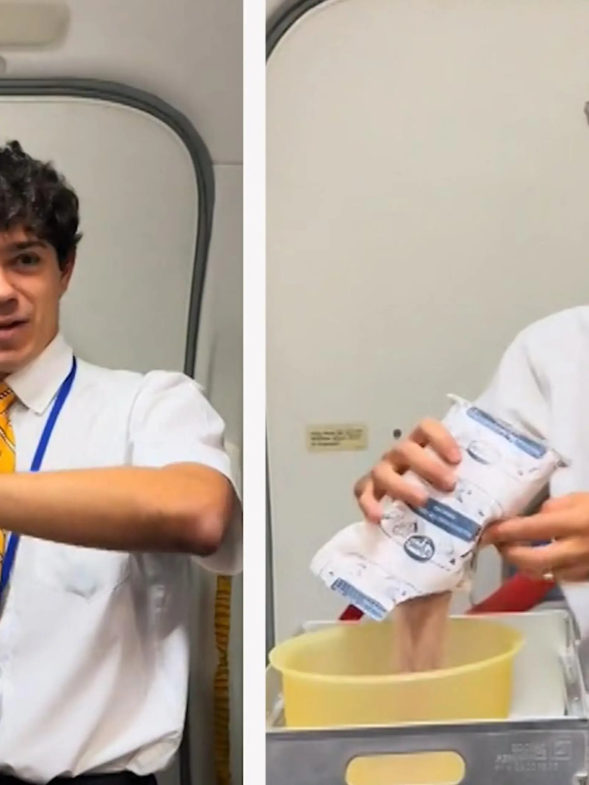 Miguel Vasconcelos muss seinen Traumjob als Flugbegleiter bei Ryanair an den Nagel hängen. Auslöser für seine Entlassung ist ein Kuchen, den er während eines Fluges gebacken hatte. Wie er auf seine Kündigung reagiert, erfahrt ihr im Video.