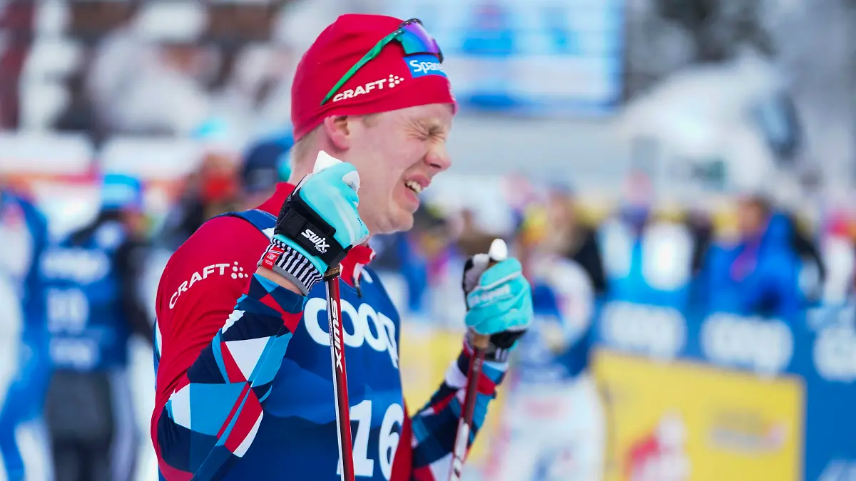 Tour de ski 2023/24 Toblach etappe 3 Toblach, Italia 20240101. Jan Thomas Jenssen etter 20 km jaktstart for menn i Toblach. Foto: Terje Pedersen / NTB Toblach Italia EDITORIAL USE ONLY. RESTRICTED USE FOR BETTING COMPANIES Ref:_SPO1YvmMIHVKTs.jpg PUBLICATIONxNOTxINxNORxSWExDENxFINxFRAxISL Copyright: xTerjexPedersenx/xNTBx