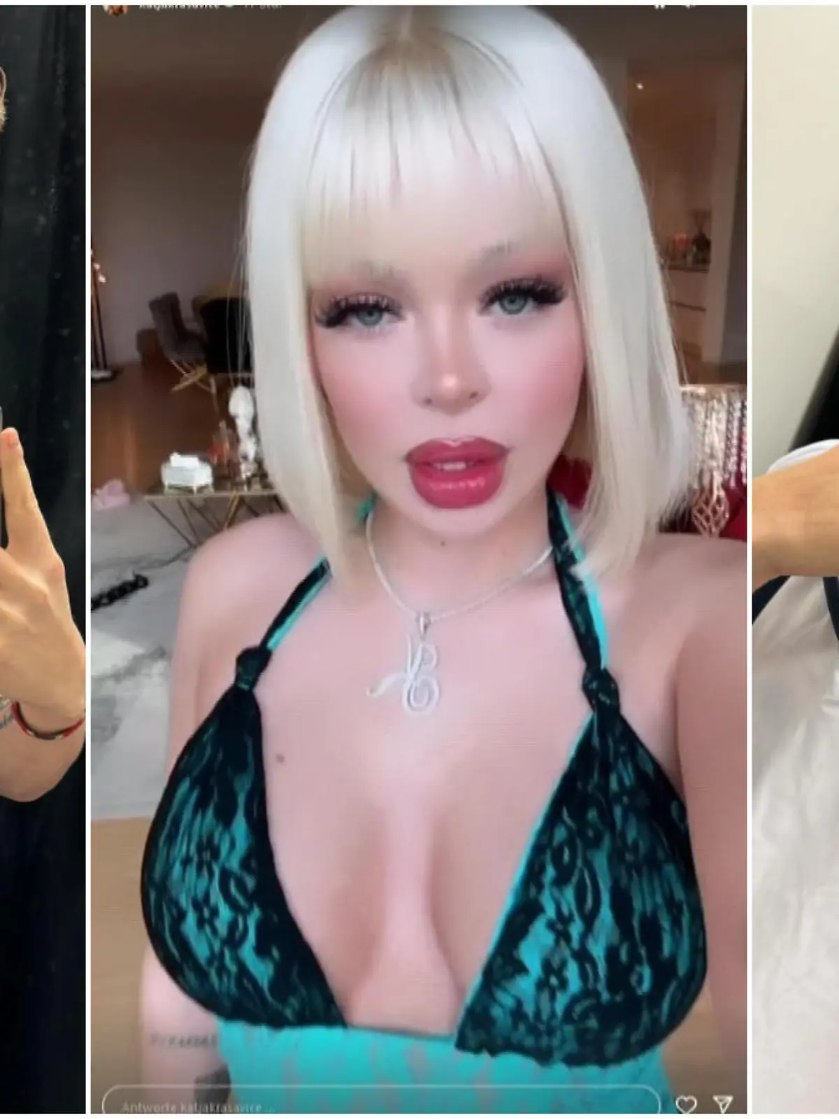 Finch Asozial sucht Outfit für sein Sex-Date mit Katja Krasavice.