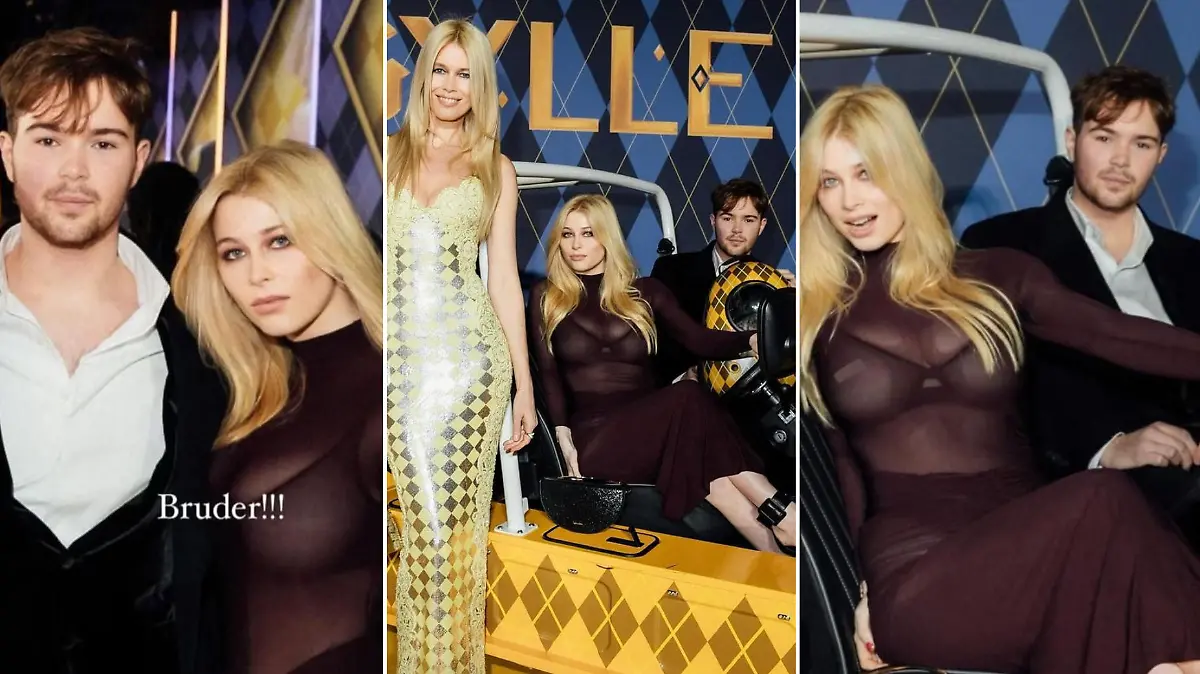 Was für eine Model-Familie! Claudia Schiffer mit Tochter Clementine und Sohn Caspar
