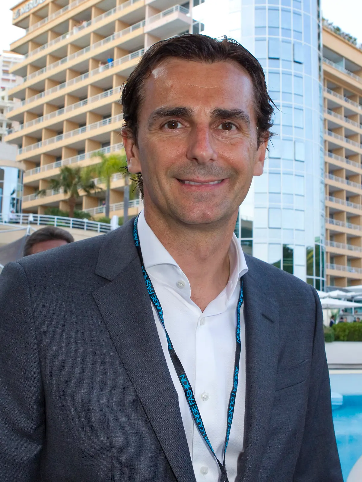 Monaco, Monte Carlo - May 26, 2017: Amber Lounge Fashion Show Monaco with F1 Pilot Pedro de la Rosa