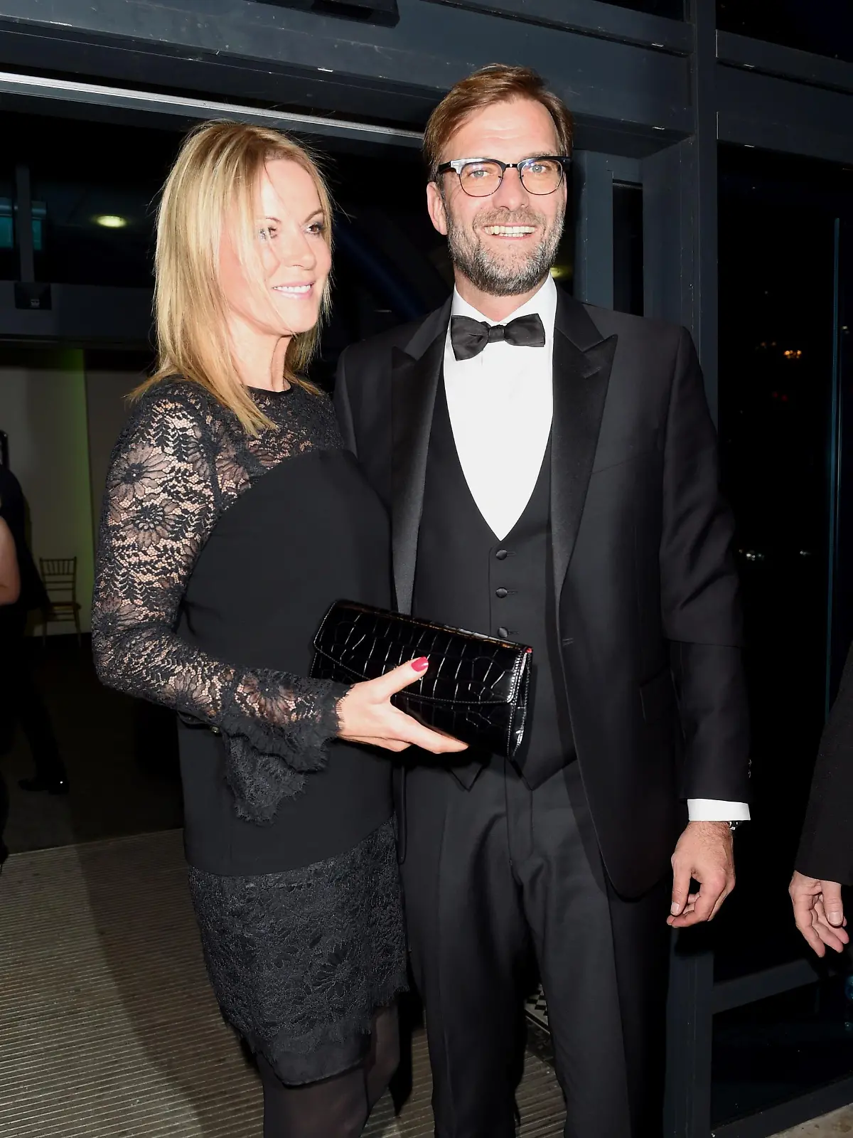 Jürgen Klopp mit Ehefrau Ulla Sandrock beim James Milner Charity Ball in Manchester / 271116