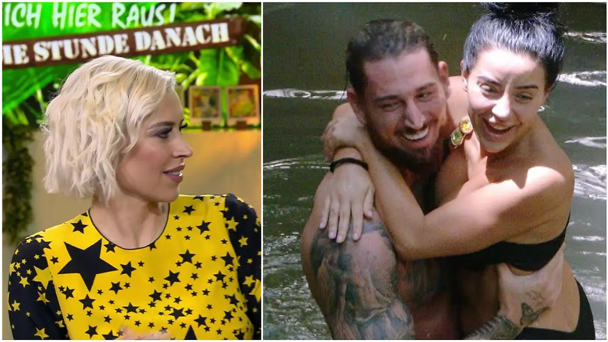 Verena Kerth spielt das Dschungel-Orakel für Mike und Leyla