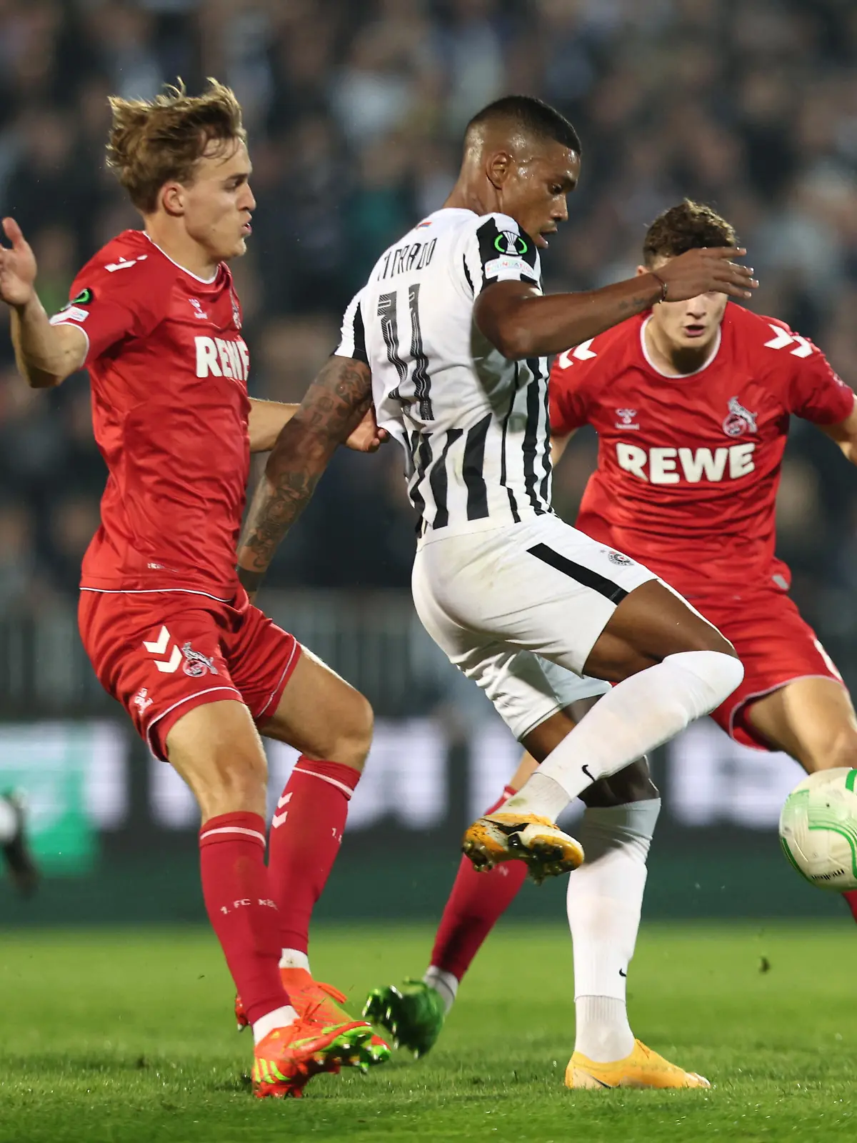 Soccer Football - Europa Conference League - Group D - Partizan Belgrade v FC Cologne - Partizan Stadium, Belgrade, Serbia - October 13, 2022  Partizan Belgrade's Ricardo Gomes in action REUTERS/Marko Djurica