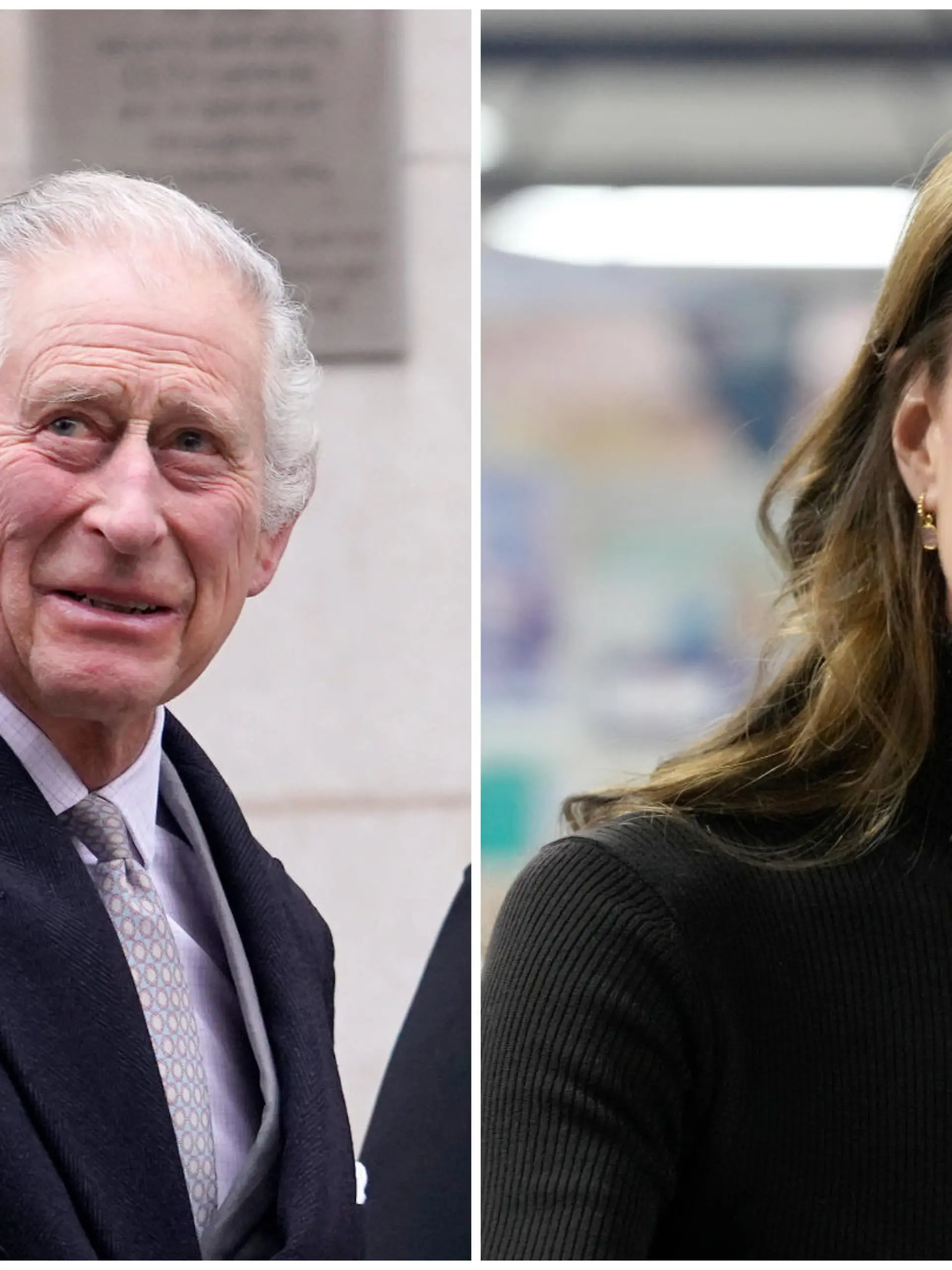 König Charles III bei seiner Krankenhausentlassung sowie Prinzessin Kate (Archiv)