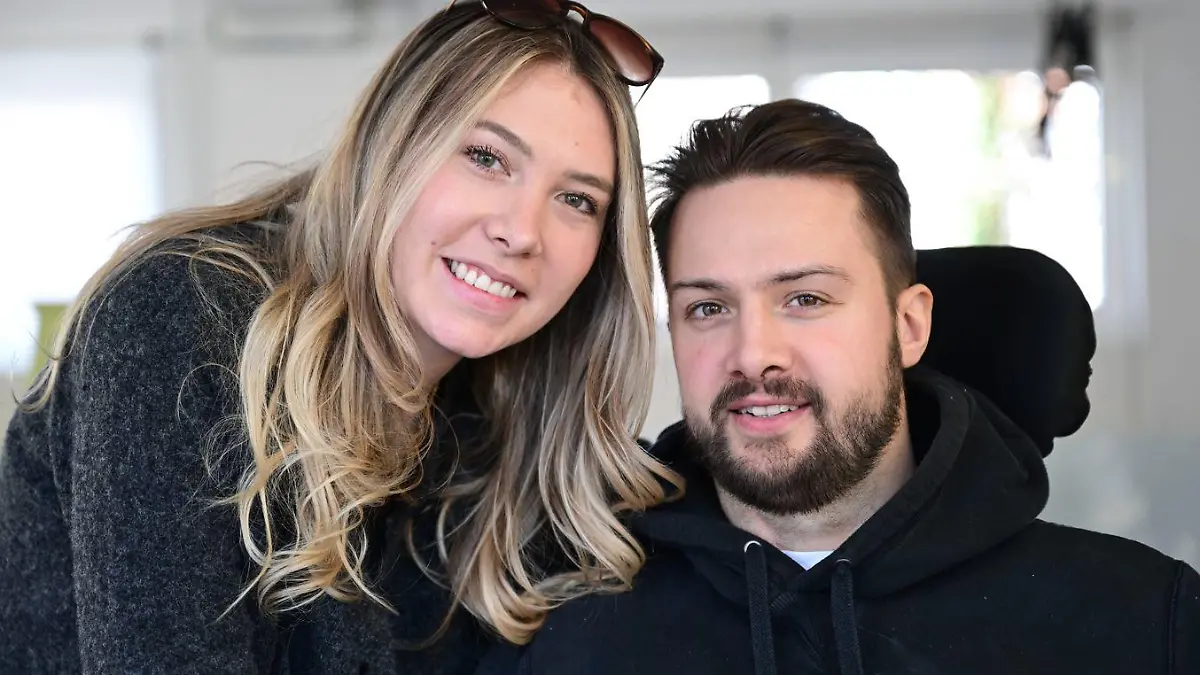 Es ist die große Liebe: Lara Lindmayer und Mike Glemser.