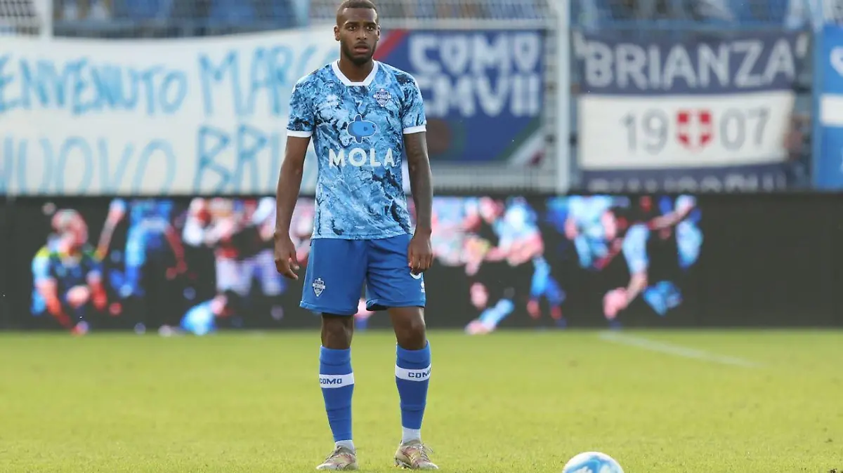 Marlon Mustapha im Trikot von Como 1907.