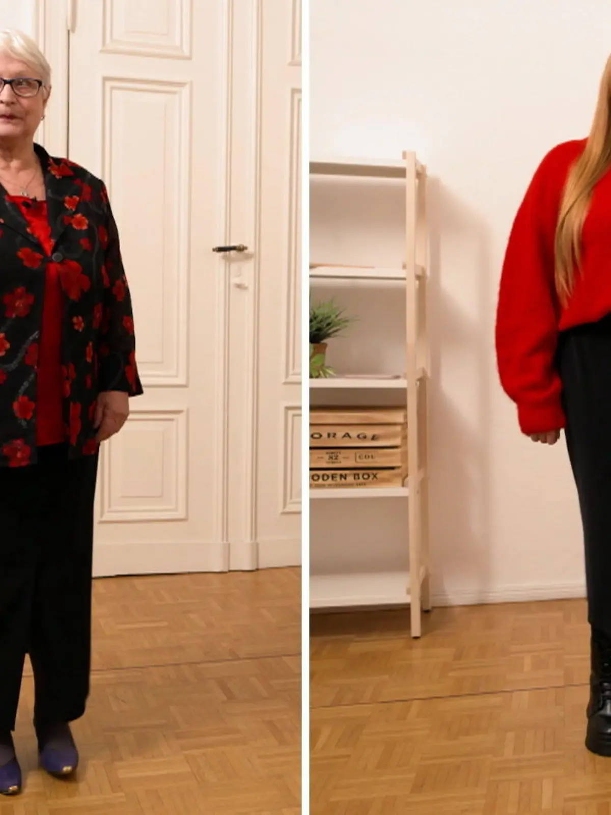 Habt ihr sie schon mal vom Granny Style ge-hört? Dabei geht es um den Oma- Look, den Enkel kopieren können. Klingt verrückt, aber: Strickjacken, Midiröcke, und zweiteilige Kostüme sind gerade auch bei den ganz jungen Frauen wieder in. Und wo werdet ihr da fündig? Im Kleiderschrank eurer Omas...Wir haben uns das bei einer Oma und ihrer Enkelin mal angeguckt.