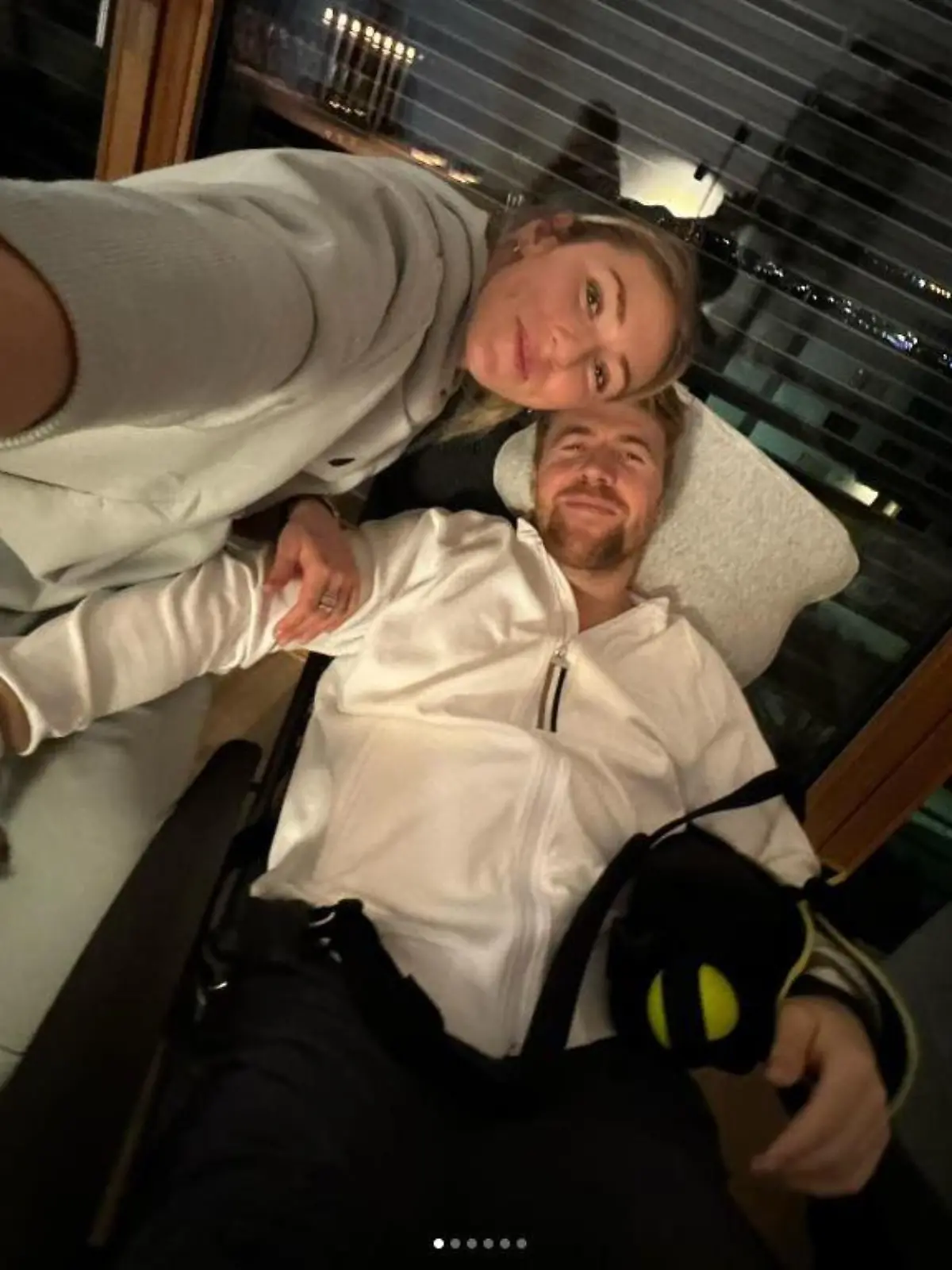 Mikaela Shiffrin und Aleksander Aamodt Kilde