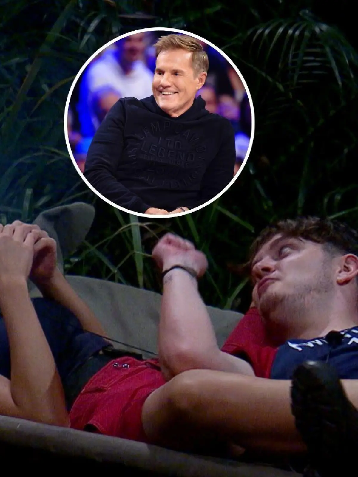 Collage Kim, Twenty4Tim und Dieter Bohlen