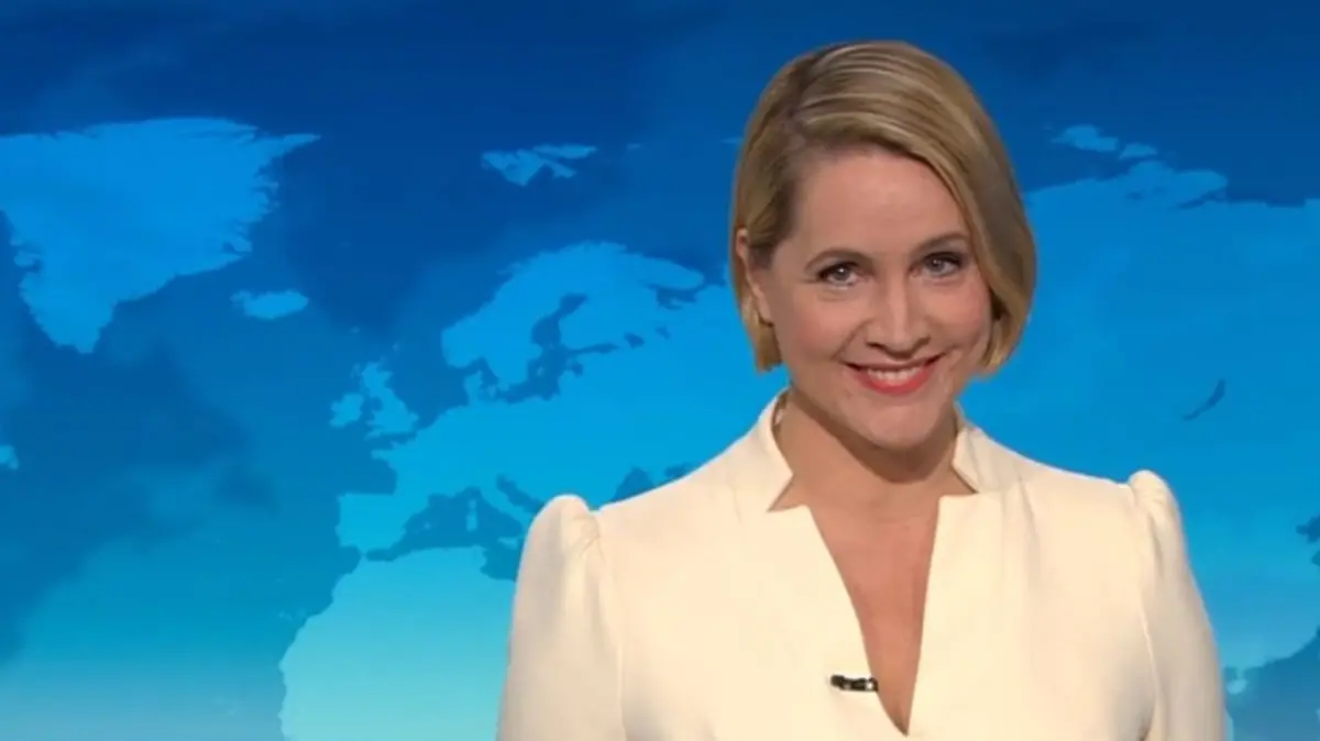 TV-Nachrichtensprecherin Judith Rakers präsentiert zum letzten Mal die Hauptausgabe der ARD-«Tagesschau».