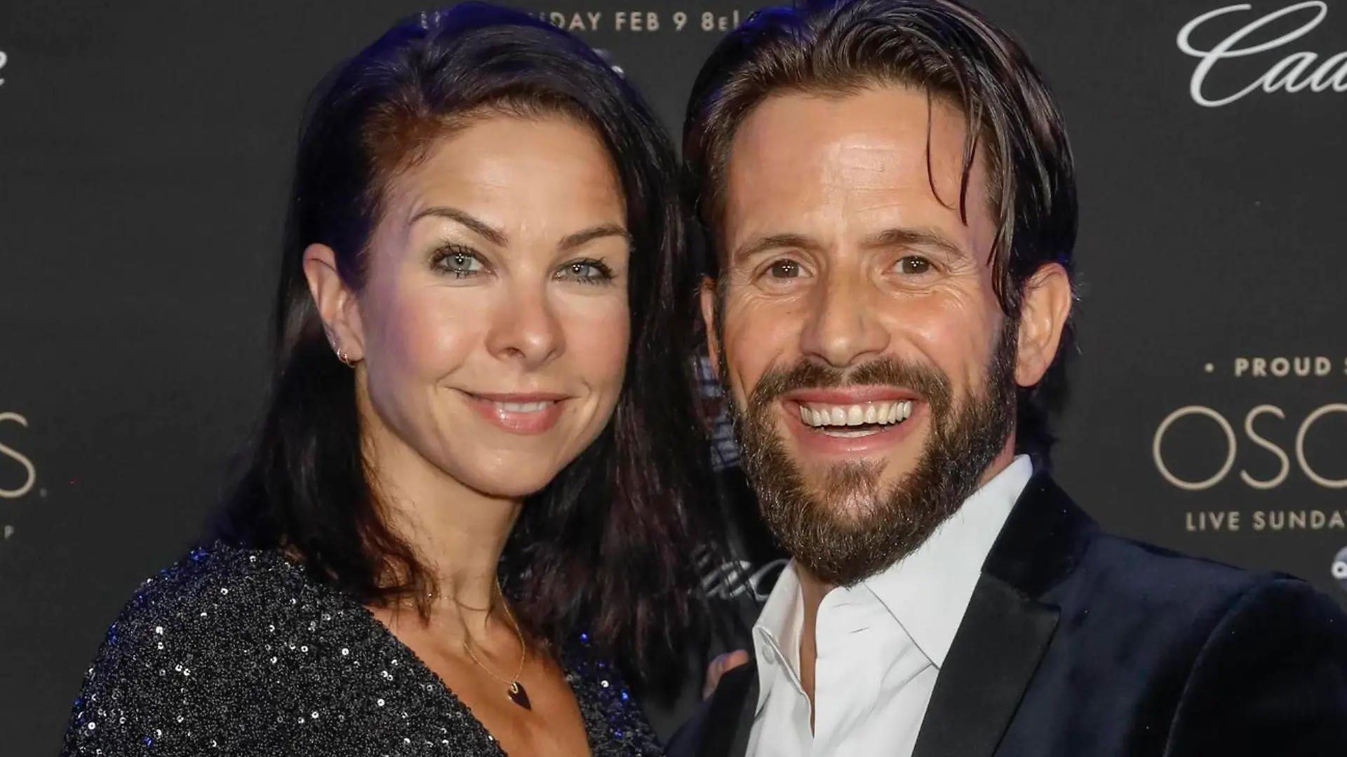 Jessica Mazur and Christian Oliver attend Cadillac's Annual Oscar Week Party at Chateau Marmont in Los Angeles, California, USA, on 07 February 2020.