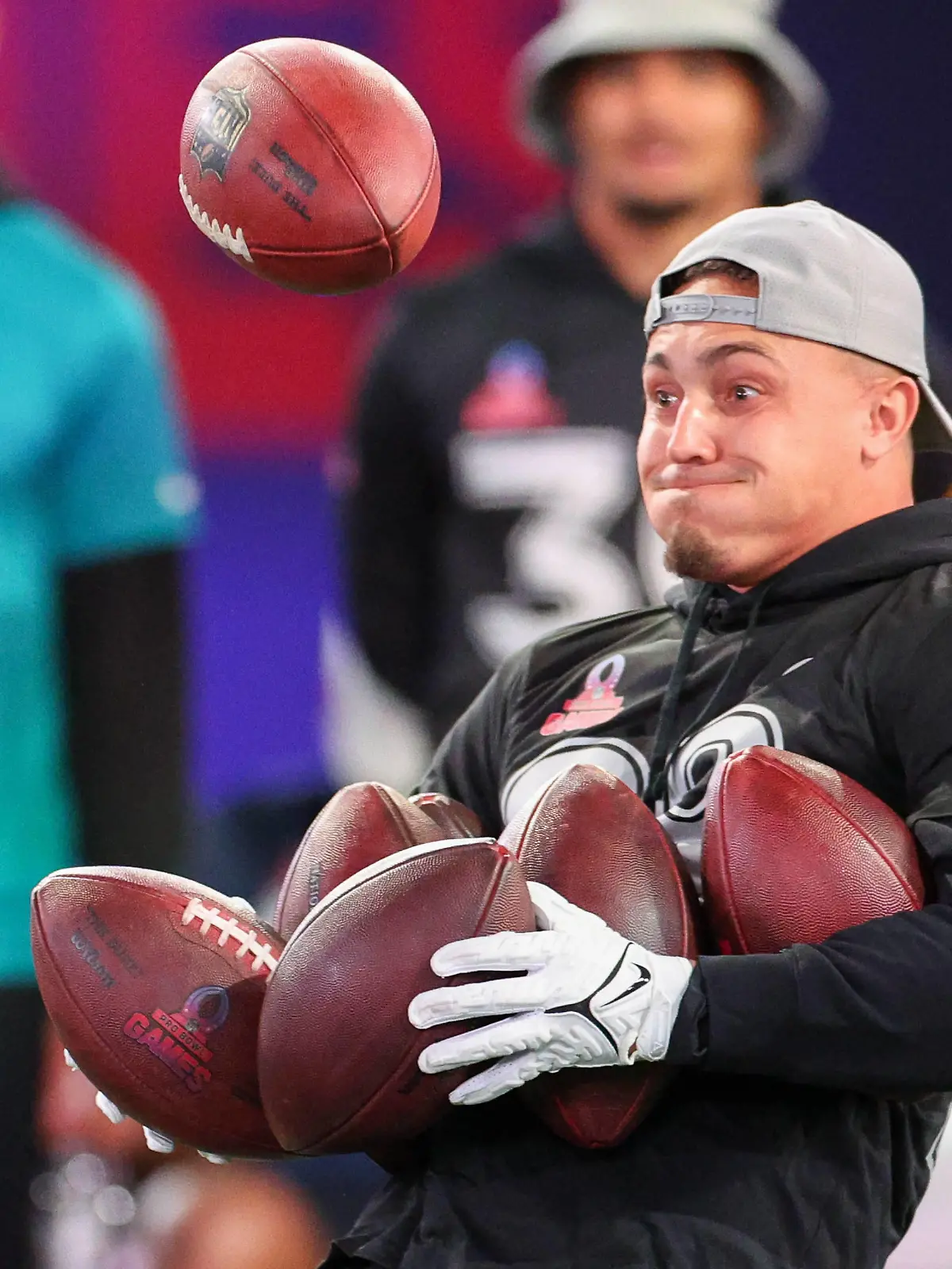 NFL, American Football Herren, USA Pro Bowl Skills Competition Feb 1, 2024 Orlando, FL, USA Pittsburgh Steelers defensive back Miles Killebrew 28 participates in the NFL Pro Bowl Skills Competition at the UCF NIcholson Fieldhouse. , EDITORIAL USE ONLY PUBLICATIONxINxGERxSUIxAUTxONLY Copyright: xNathanxRayxSeebeckx 20240201_nrs_fo8_00067_