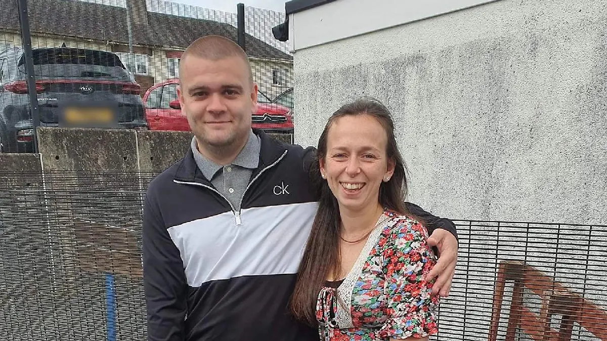 PIC FROM Kennedy News and Media (PIC SHOWS: MUM VICTORIA ANDERSON, 29, WITH DAD SEAN DONNELLY, 29, AND THEIR SONS ANGUS, 3, AND ARCHIE, 5) A mum has called for a ban on selling slushies to children after her toddler 'collapsed and began fitting' minutes after gulping the 'toxic' iced drink. Victoria Anderson faced every parent's worst nightmare when her three-year-old was rushed to hospital after what doctors said was the 'toxic' effect of the chemical that stops slushies from freezing. The 29-year-old was out shopping on January 4th with two of her children when her youngest son, Angus, requested the raspberry-flavoured drink from the local corner shop. However, just half an hour later, the tot unexpectedly fell unconscious in another store - leaving terrified mum Victoria fearing for her son's life. The mum-of-five, who lives in Port Glasgow, Inverclyde, said little Angus' body went 'limp and stone cold' as paramedics began working on the toddler.DISCLAIMER: While Kennedy News and Media uses its best endeavours to establish the copyright and authenticity of all pictures supplied, it accepts no liability for any damage, loss or legal action caused by the use of images supplied and the publication of images is solely at your discretion. SEE KENNEDY NEWS COPY - 0161 697 4266