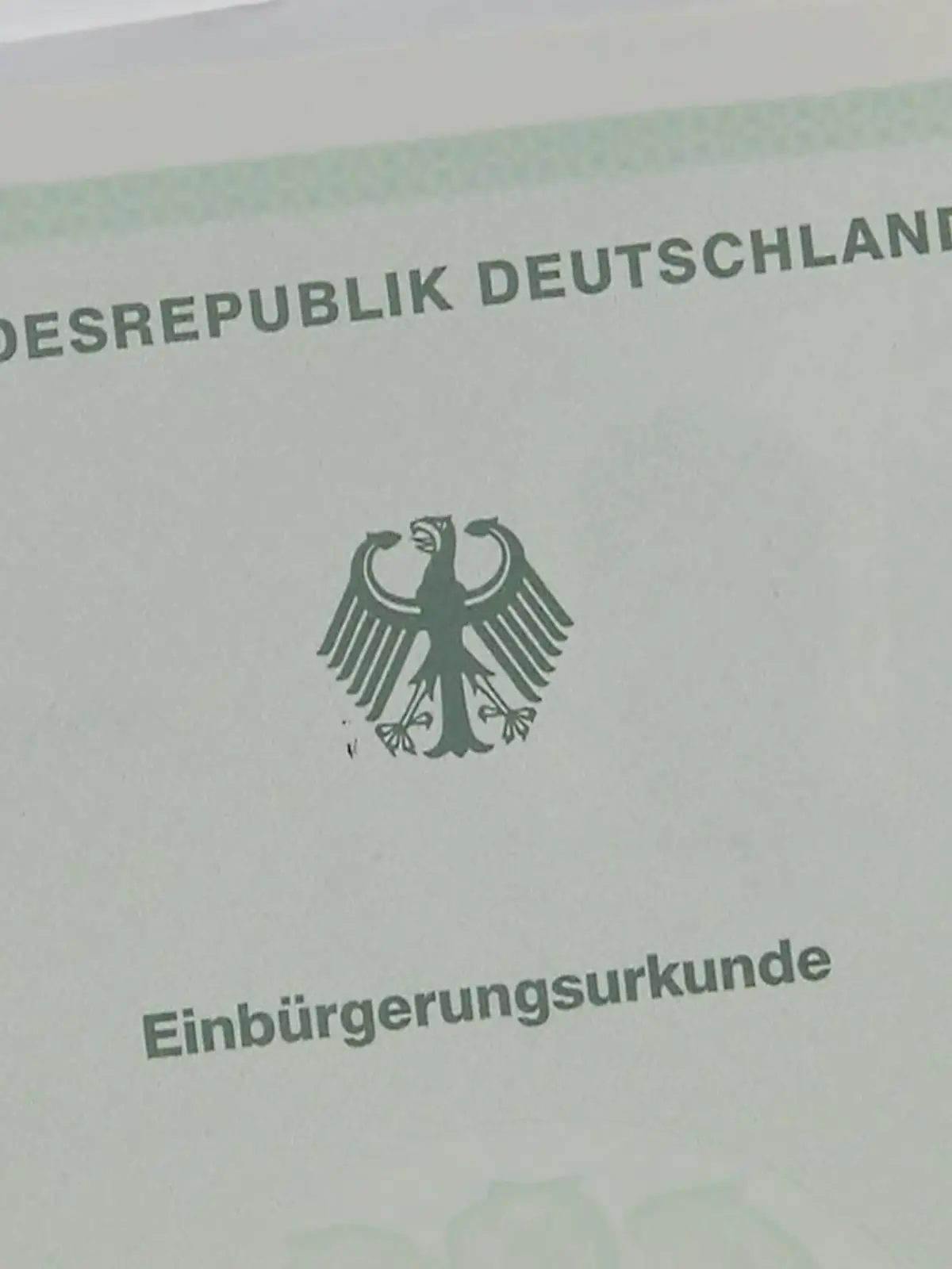 Bild zu: "Debatte um Einbürgerung"