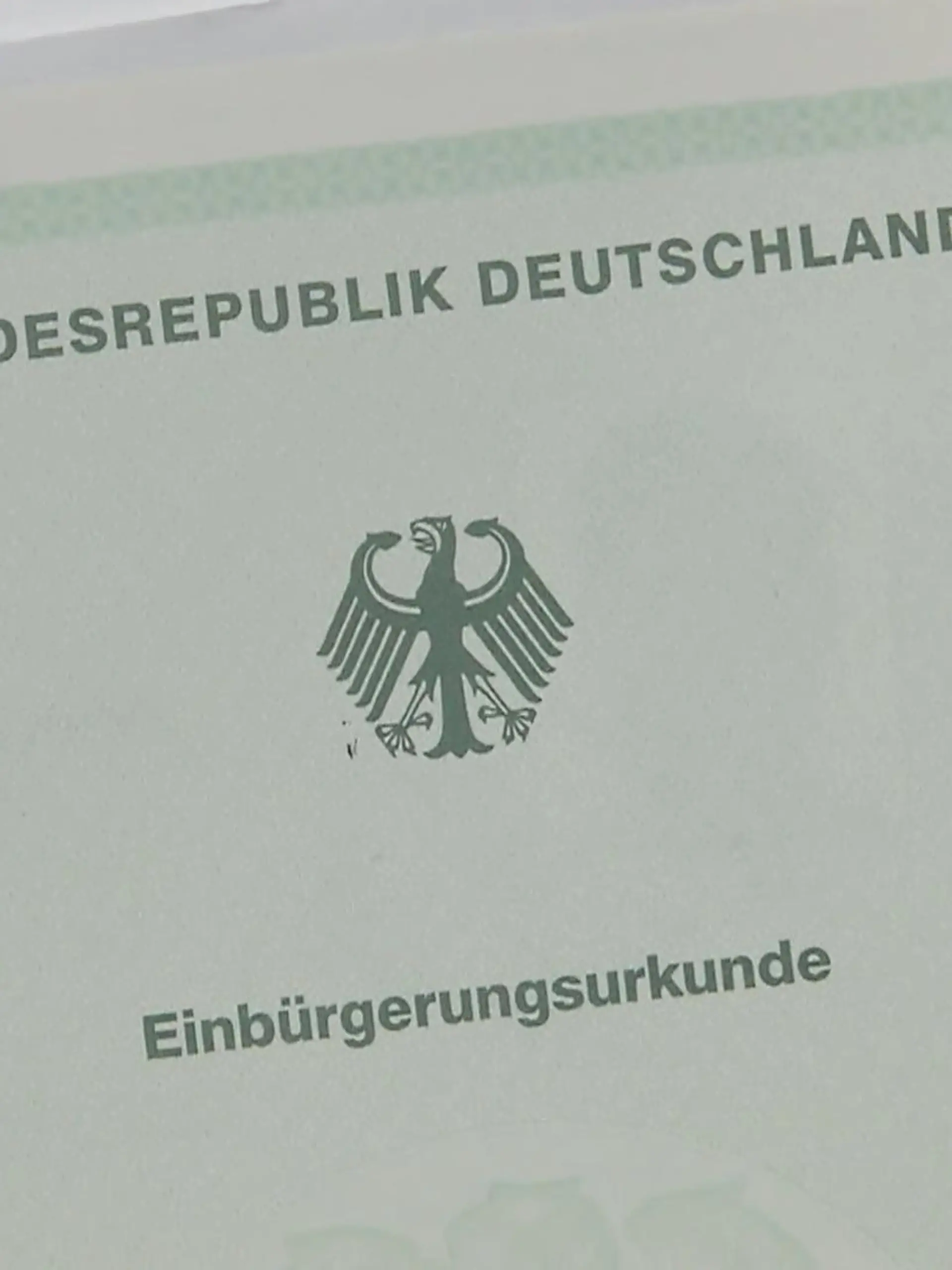 Bild zu: "Debatte um Einbürgerung"