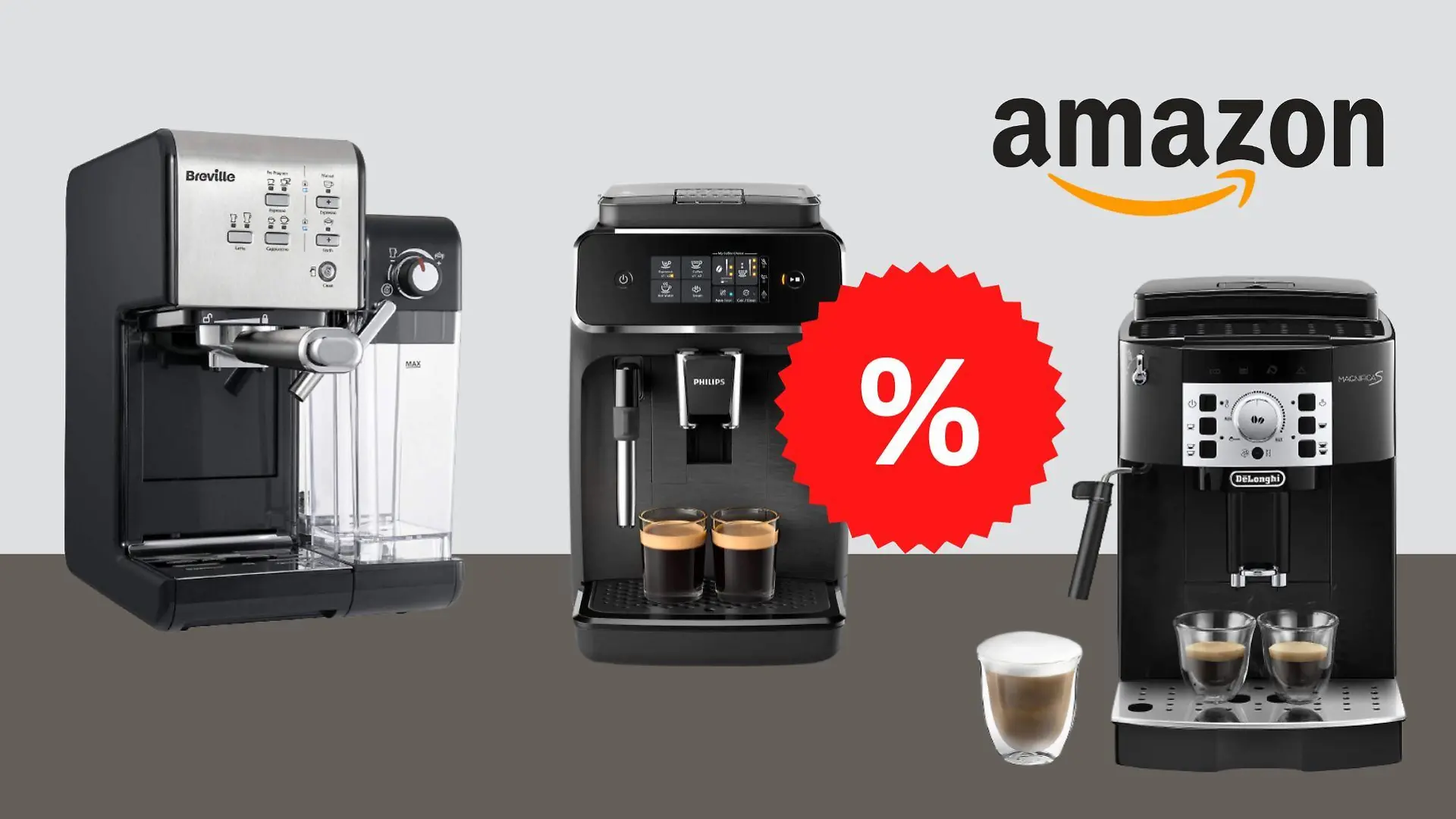Kaffeevollautomaten am Prime Day.
