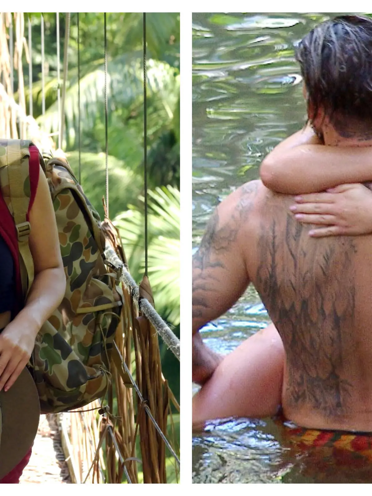 Kaum macht sich Kim Virginia aus dem Staub, geben Mike Heiter und Leyla Lahouar im Dschungelcamp Vollgas.