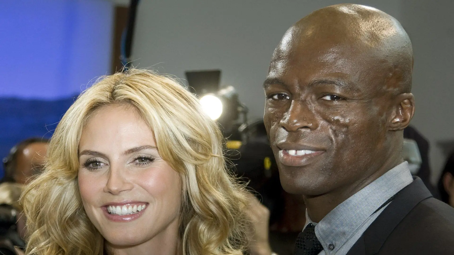 ARCHIV - 27.09.2007, Berlin: Sänger Seal und seine damalige Ehefrau Heidi Klum in Berlin. Seinen 60. Geburtstag feiert Seal am Sonntag, 19.2.2023. (zu dpa-KORR Sänger Seal mit 60 - Liebesglück, Patchwork-Familie und Welttournee) Foto: picture alliance / dpa +++ dpa-Bildfunk +++