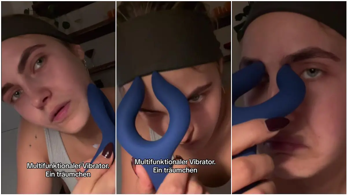 Elena Carrière schwärmt von ihrem „multifunktionalen Vibrator“.