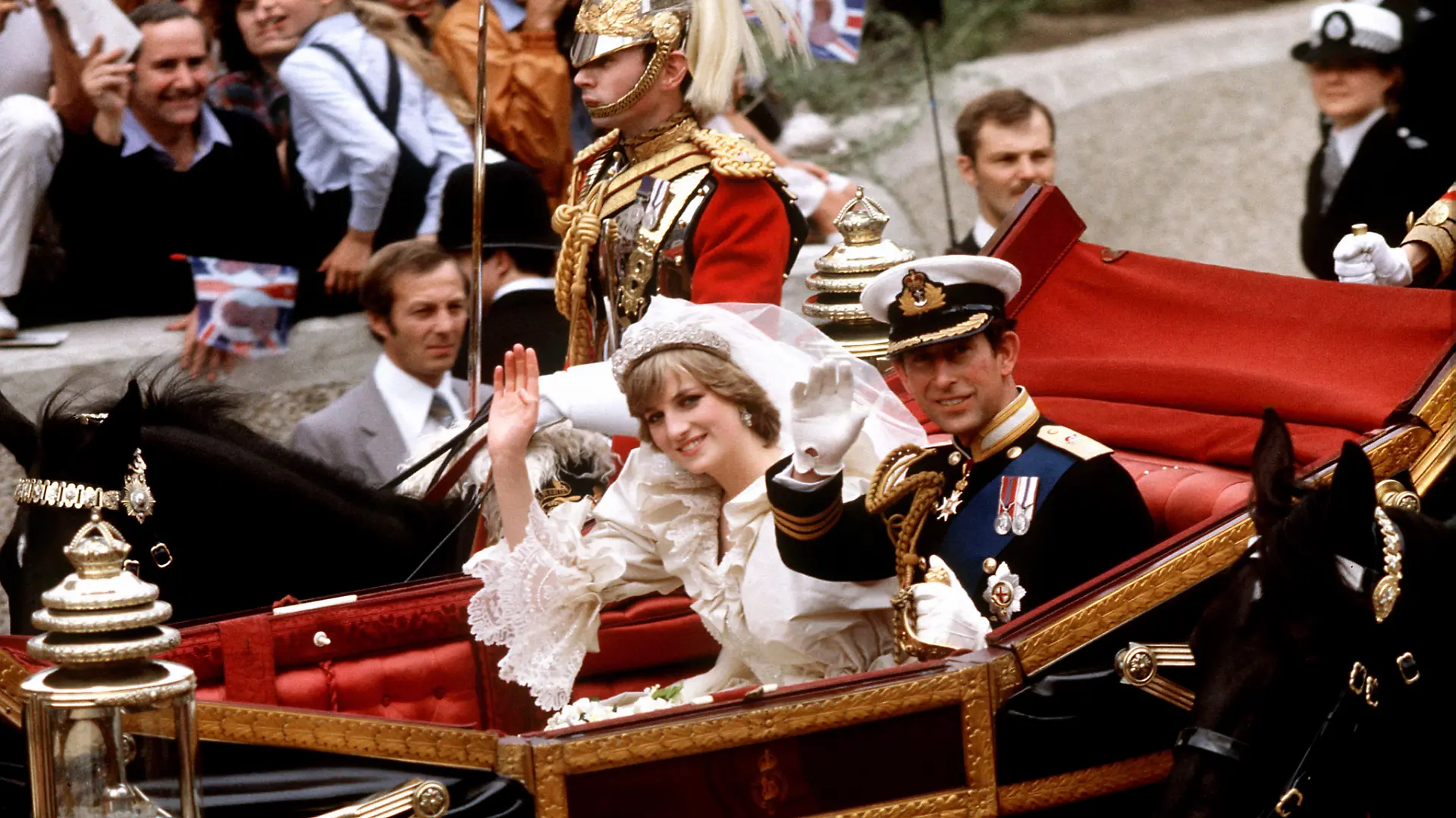 Diana und Charles bei ihrer Hochzeit am 29. Juli 1981