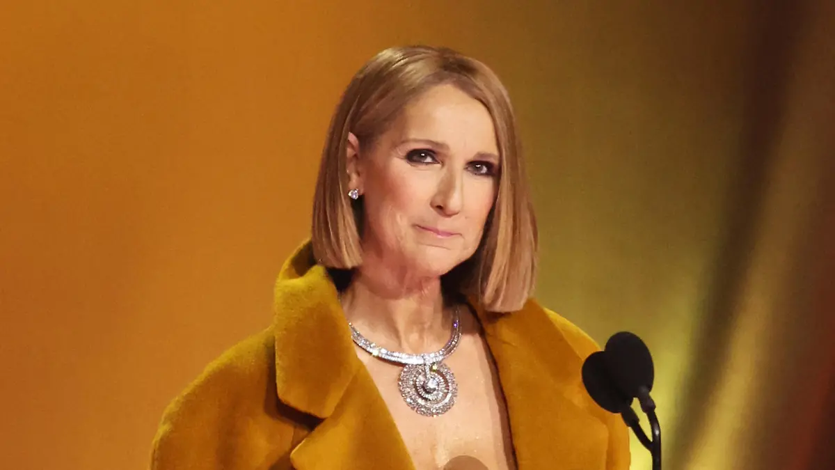 Celine Dion appears onstage during the 66th Annual Grammy Awards in Los Angeles, California, U.S., February 4, 2024. REUTERS/Mike Blake