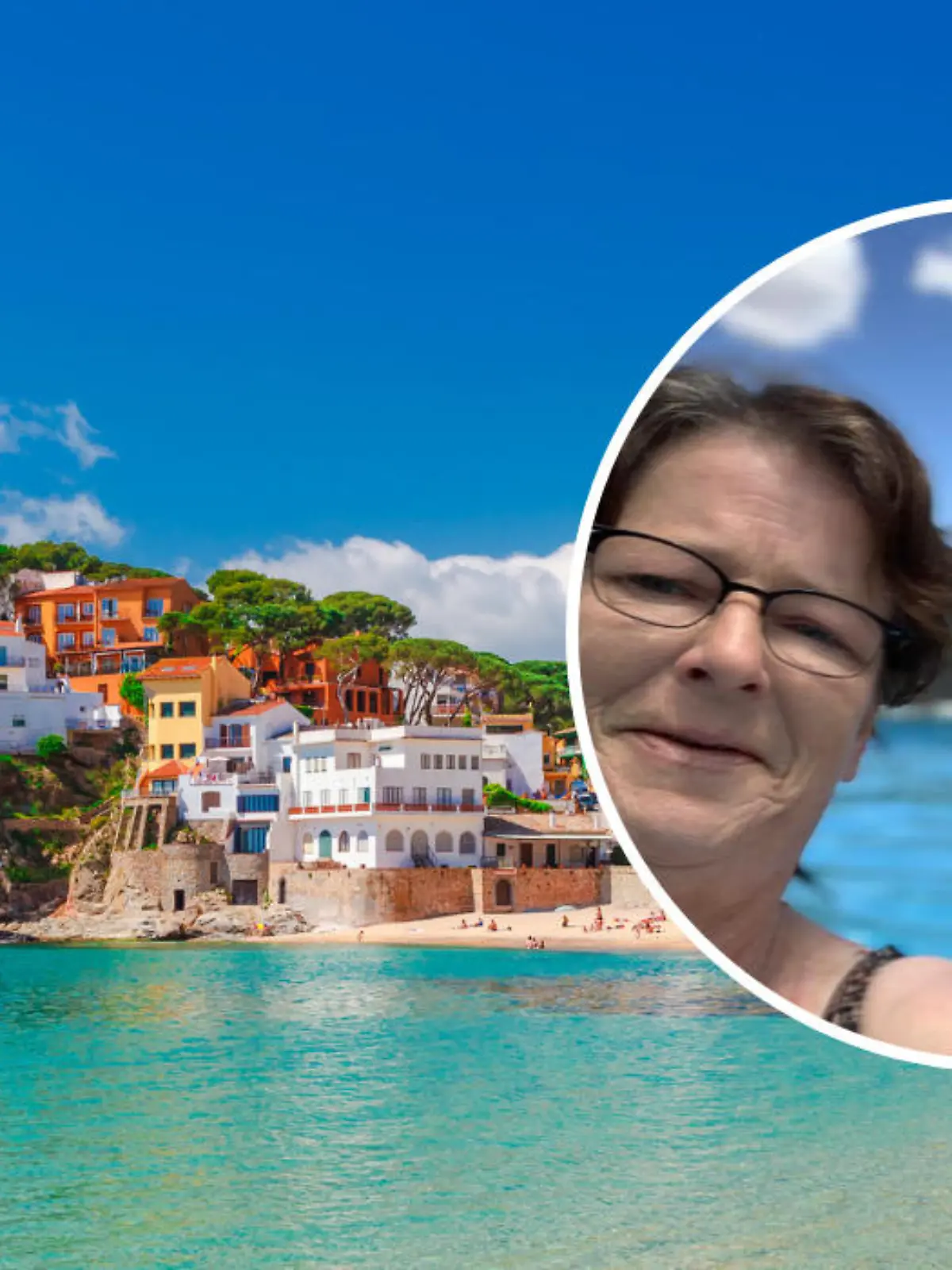 Birgit Wahl-Walther mit ihrem Bruder