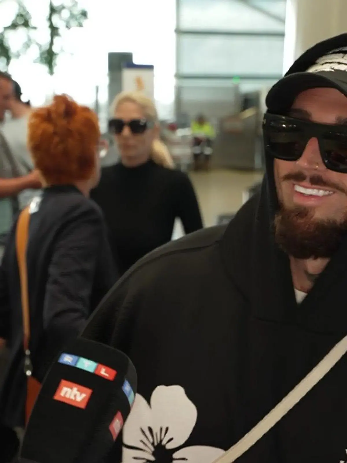 Mike Heiter kurz vor dem Abflug zurück nach Deutschland.