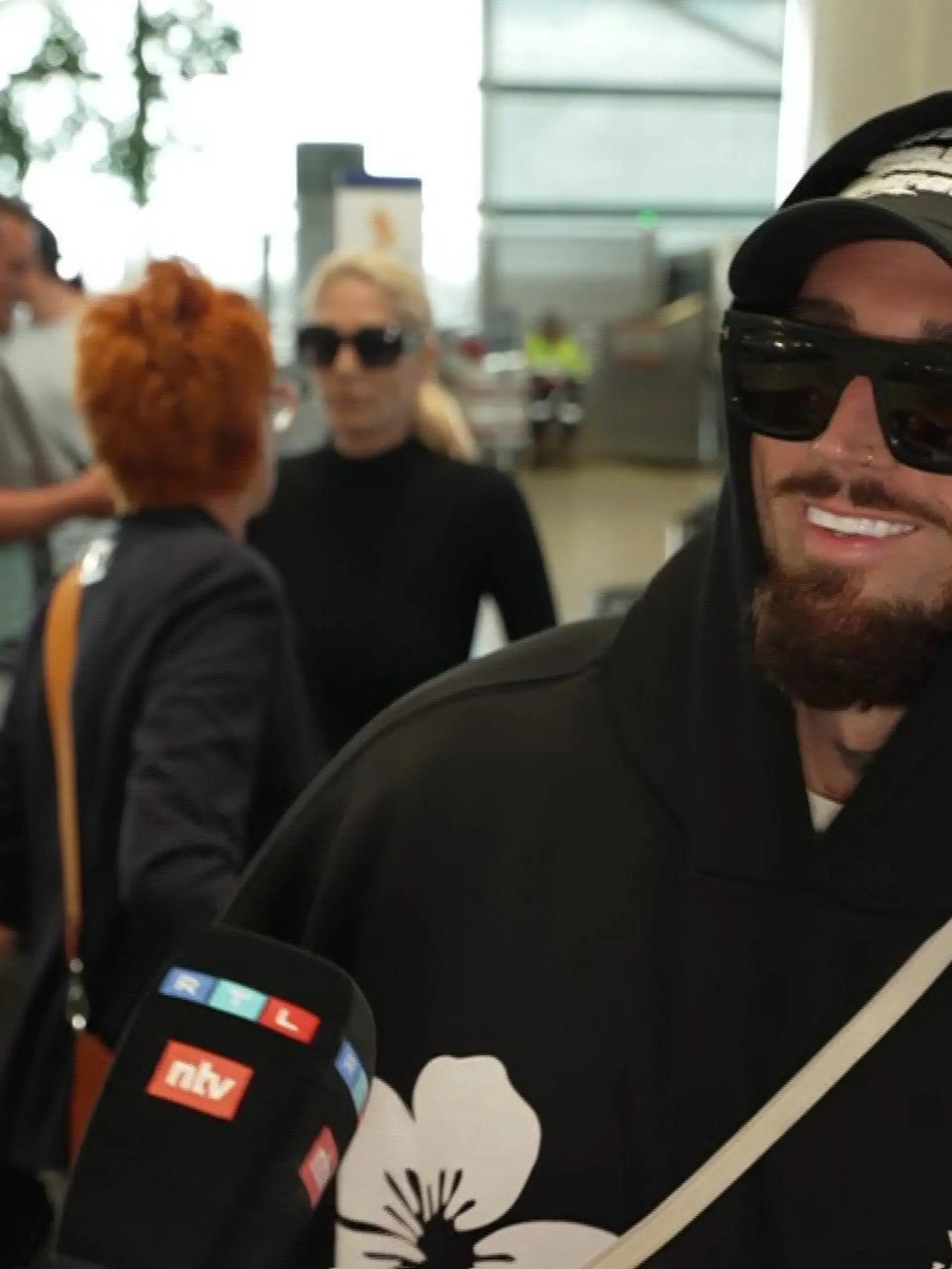 Mike Heiter kurz vor dem Abflug zurück nach Deutschland.