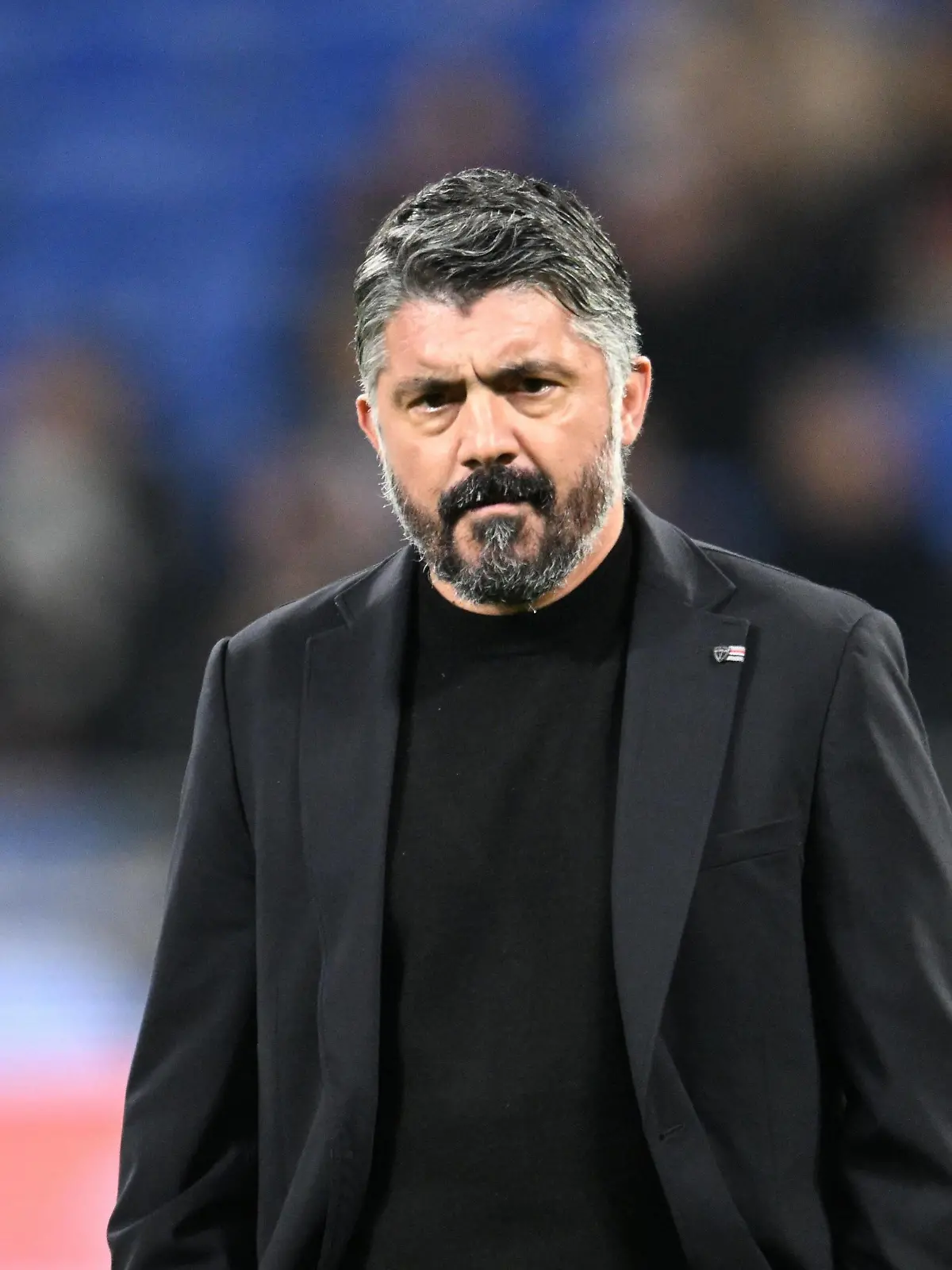 Gennaro Gattuso marseille FOOTBALL: Olympique Lyonnais vs Olympique de Marseille - Ligue 1 - 04/02/2024 FredericChambert/Panoramic PUBLICATIONxNOTxINxFRAxBEL