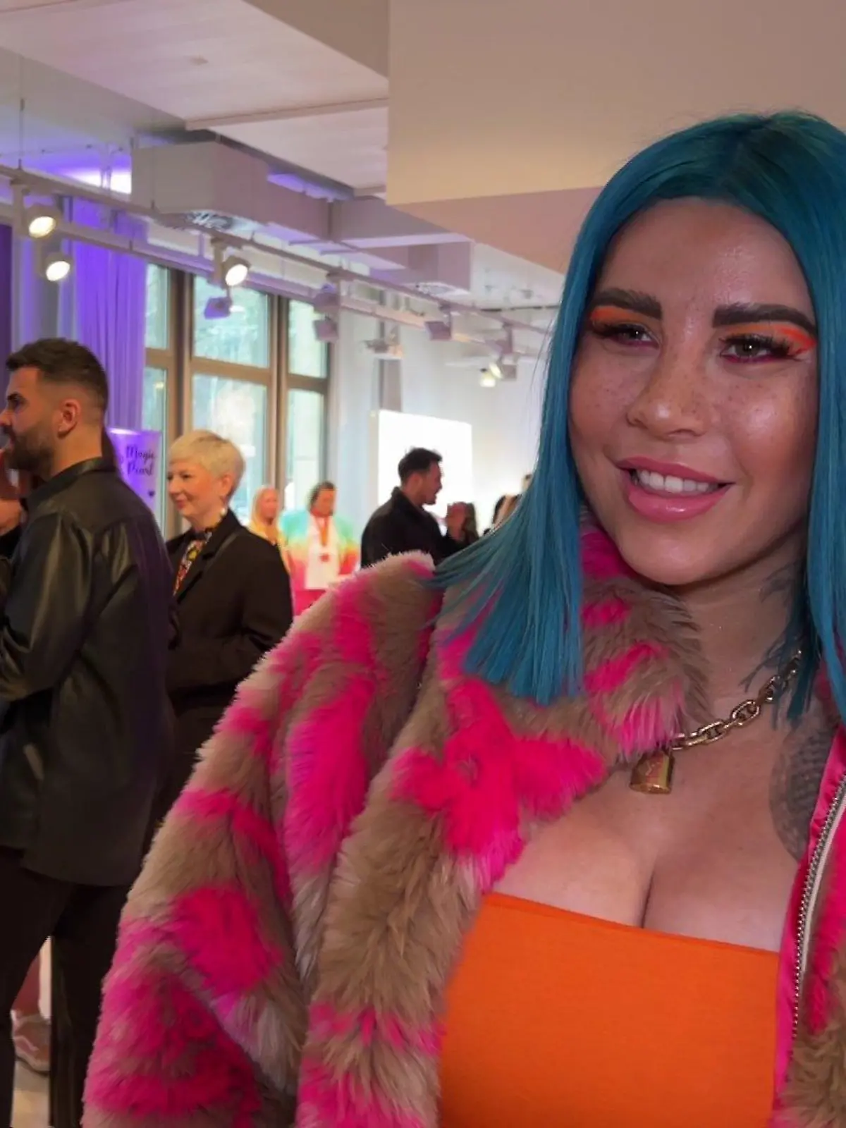 Kate Merlan am Rande der Berliner Fashion Week