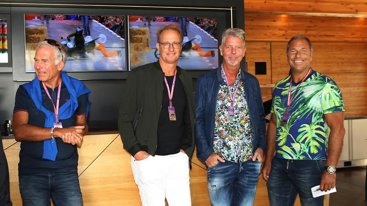 RTL Formel 1 Moderatoren Team, Florian Koenig, Kai Ebel, Christian Danner, Heiko Wasser Formula 1 Belgian Grand Prix 30.08.2019 Circuit de Spa-Francorchamps. fee liable image, copyright © ATP Udo STIEFEL