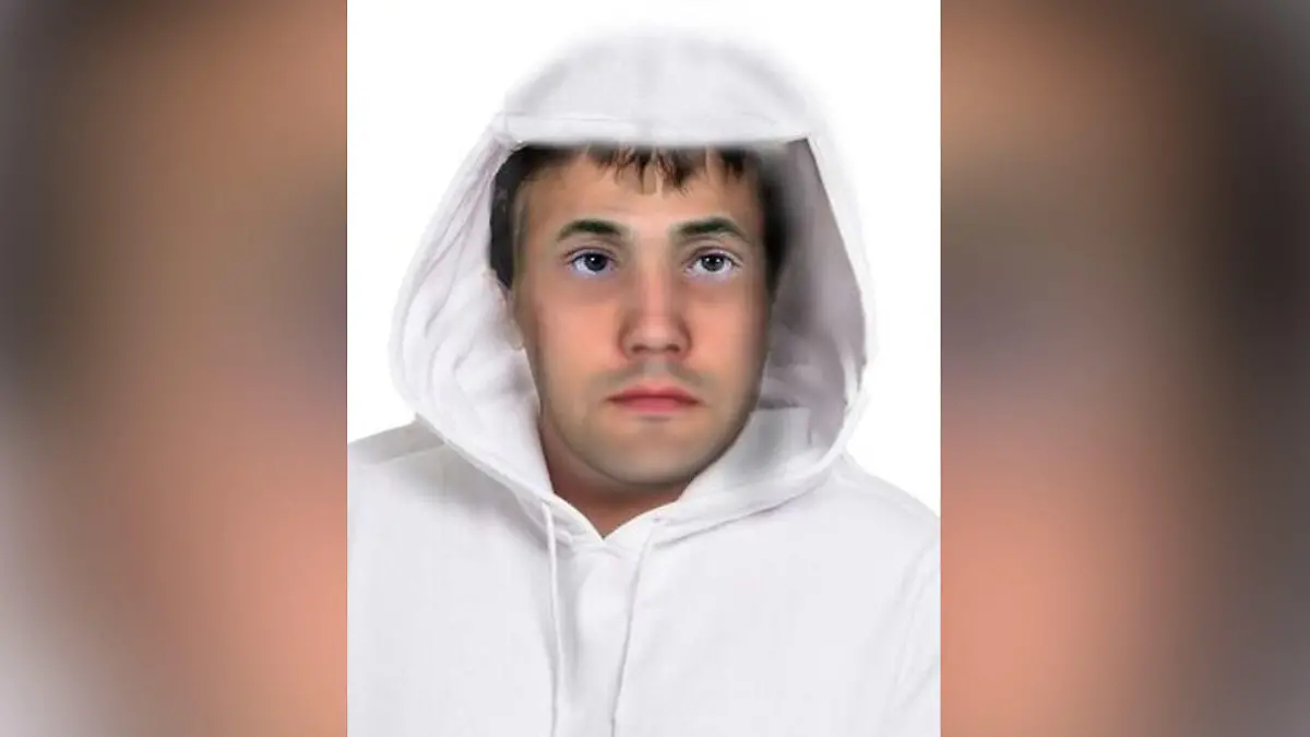 Mit diesem Phantombild sucht die Polizei nach dem Verdächtigen.