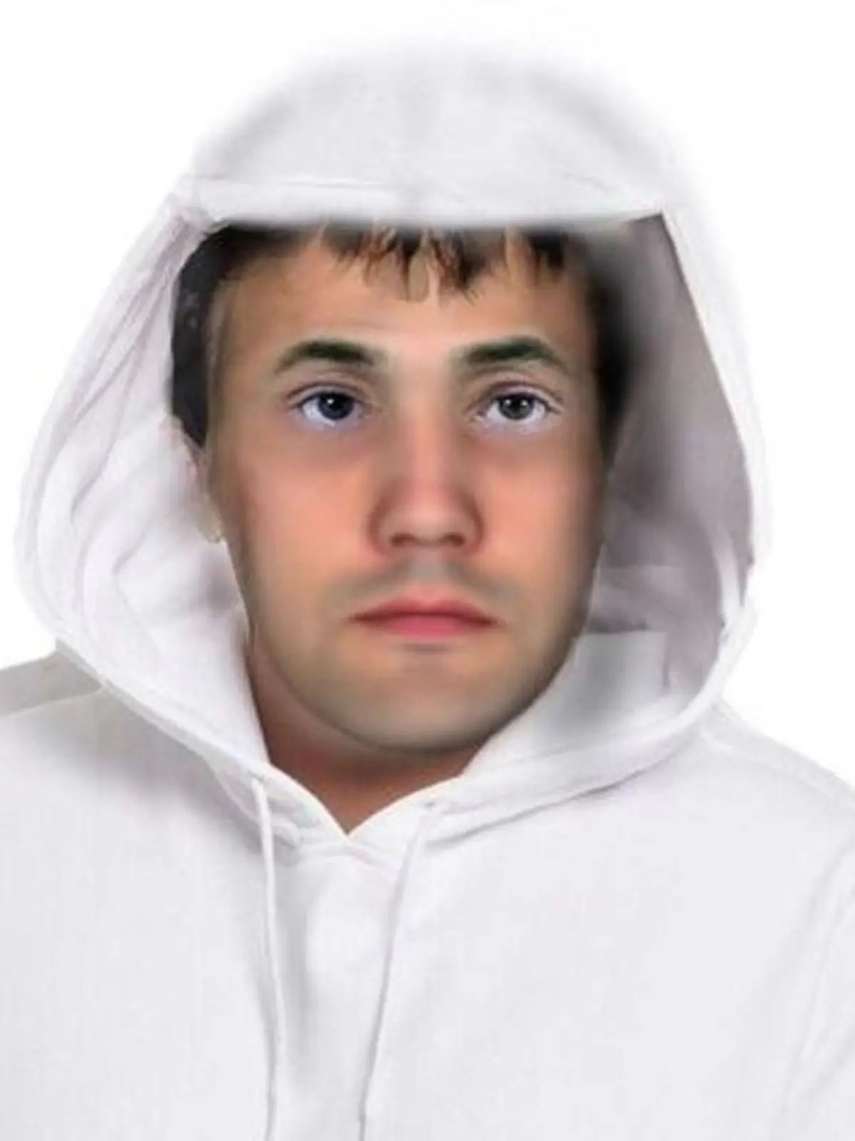 Mit diesem Phantombild sucht die Polizei nach dem Verdächtigen.