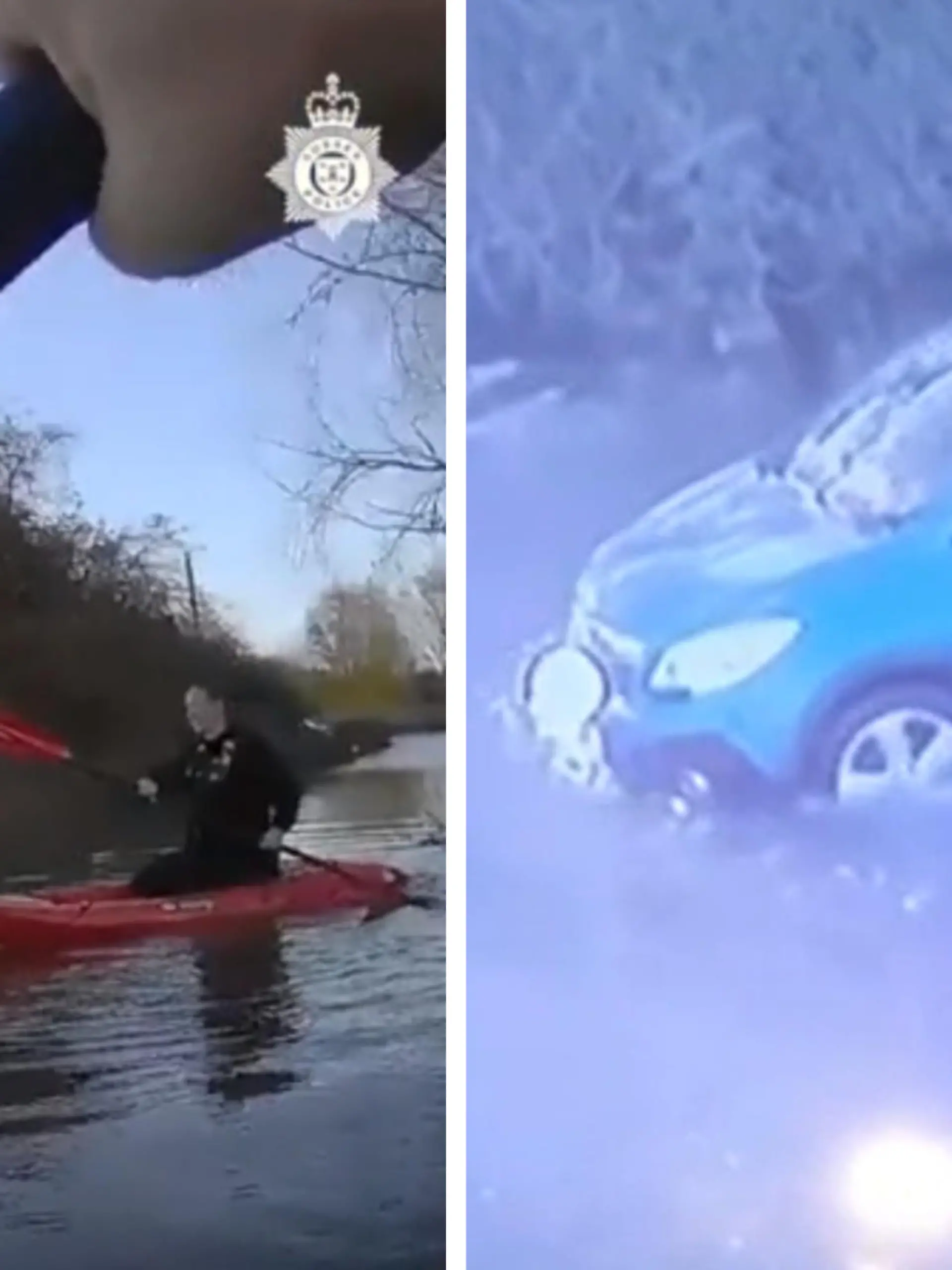 Wenn das mal keine Bruchlandung war! Ein 57-Jähriger fährt mit seinem Auto in einen Fluss in Sussex (England). Die Polizei rettet den Fahrer mit Kajaks aus seiner misslichen Situation. Dabei hat der Fahrer einen deutlichen Promillewert, denn der war dreimal zu hoch als erlaubt. Die Folge: Acht Wochen Freiheitsstrafe, zwölf Monate Bewährung, 29 Monate Fahrverbot und 280 Euro Geldstrafe. Das ging wohl völlig nach hinten los...