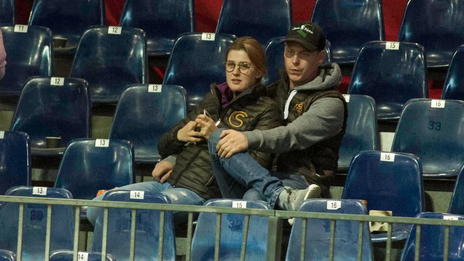 GINA SCHUMACHER AND BOYFRIEND - - EQUITA FAIR IN LYON