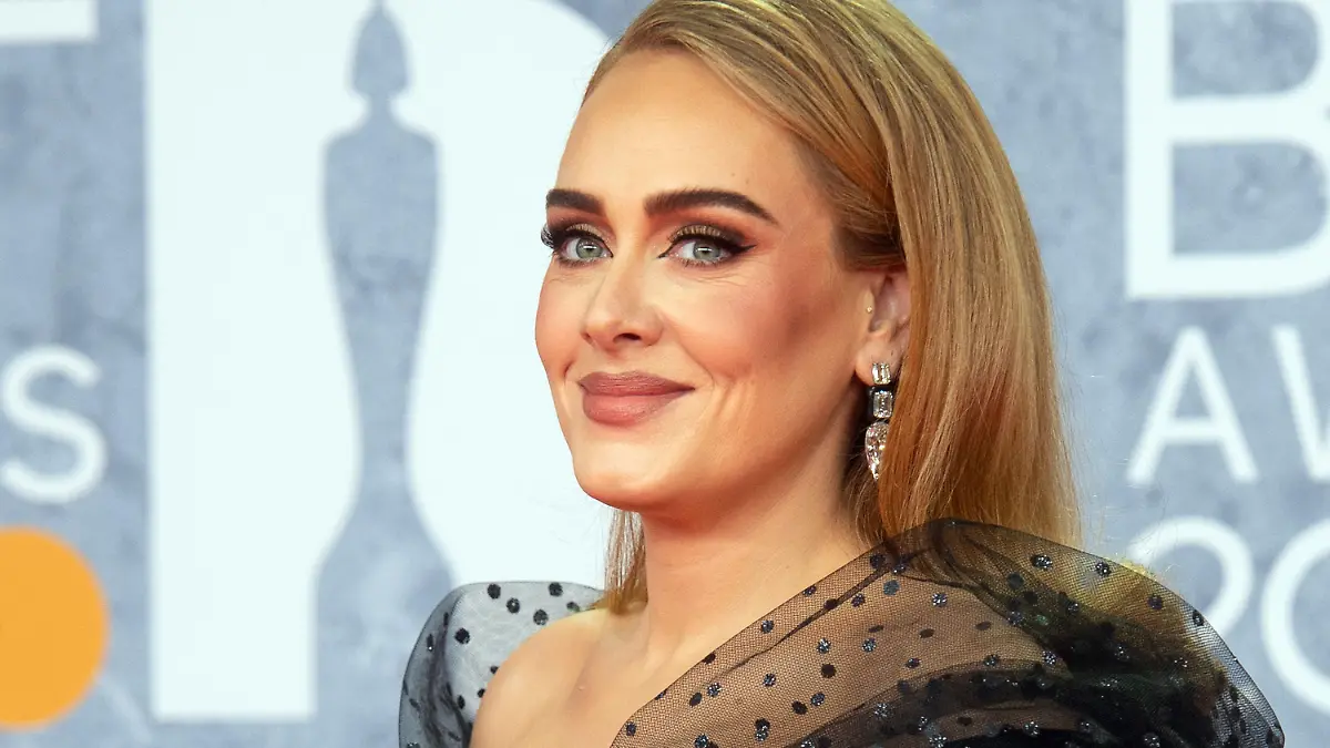 Adele (aka Adele Adkins) attends the BRIT Awards 2022 at O2 Arena, London, England, UK on Tuesday 8 February 2022., Credit:Justin Ng / Avalon