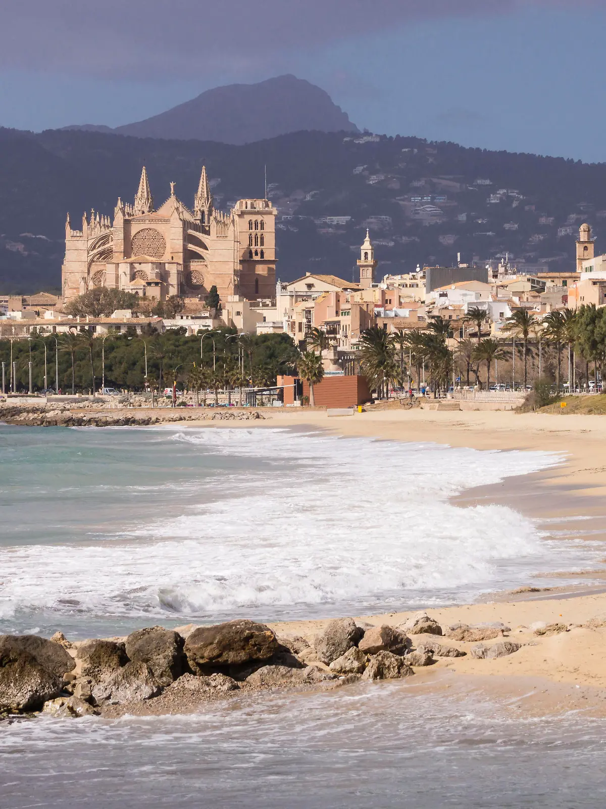 playa Can Pere antoni, bahia de Palma, Mallorca, balearic islands, spain, europe