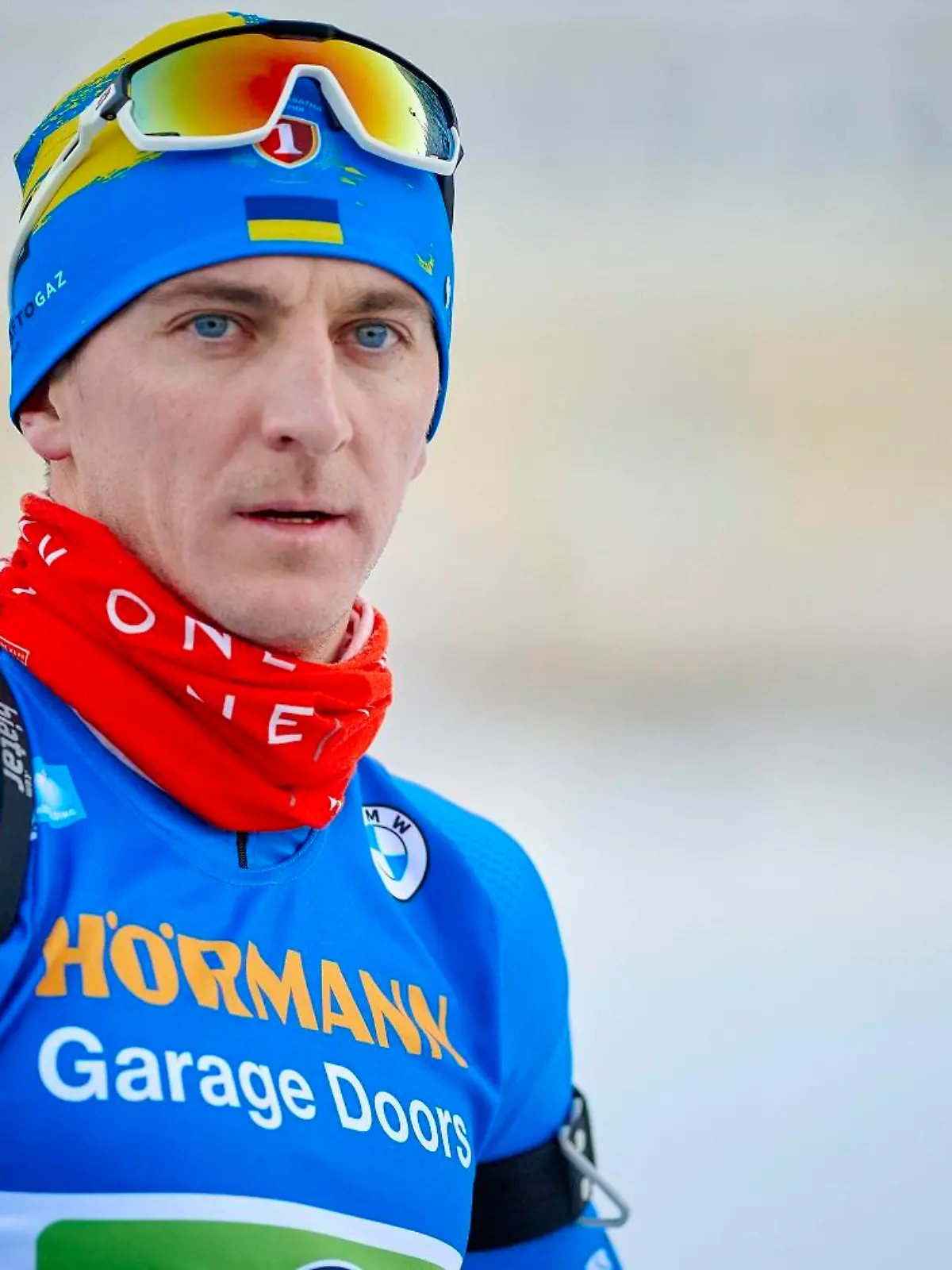 RUHPOLDING, GERMANY - 11 JANUARY, 2024: Dmytro Pidruchnyi, Relay Men. Ruhpolding Biathlon World Cup 2024. at Chiemgau Arena PUBLICATIONxNOTxINxRUS Copyright: xVitaliixKliuiev,xVitliixKliuievx