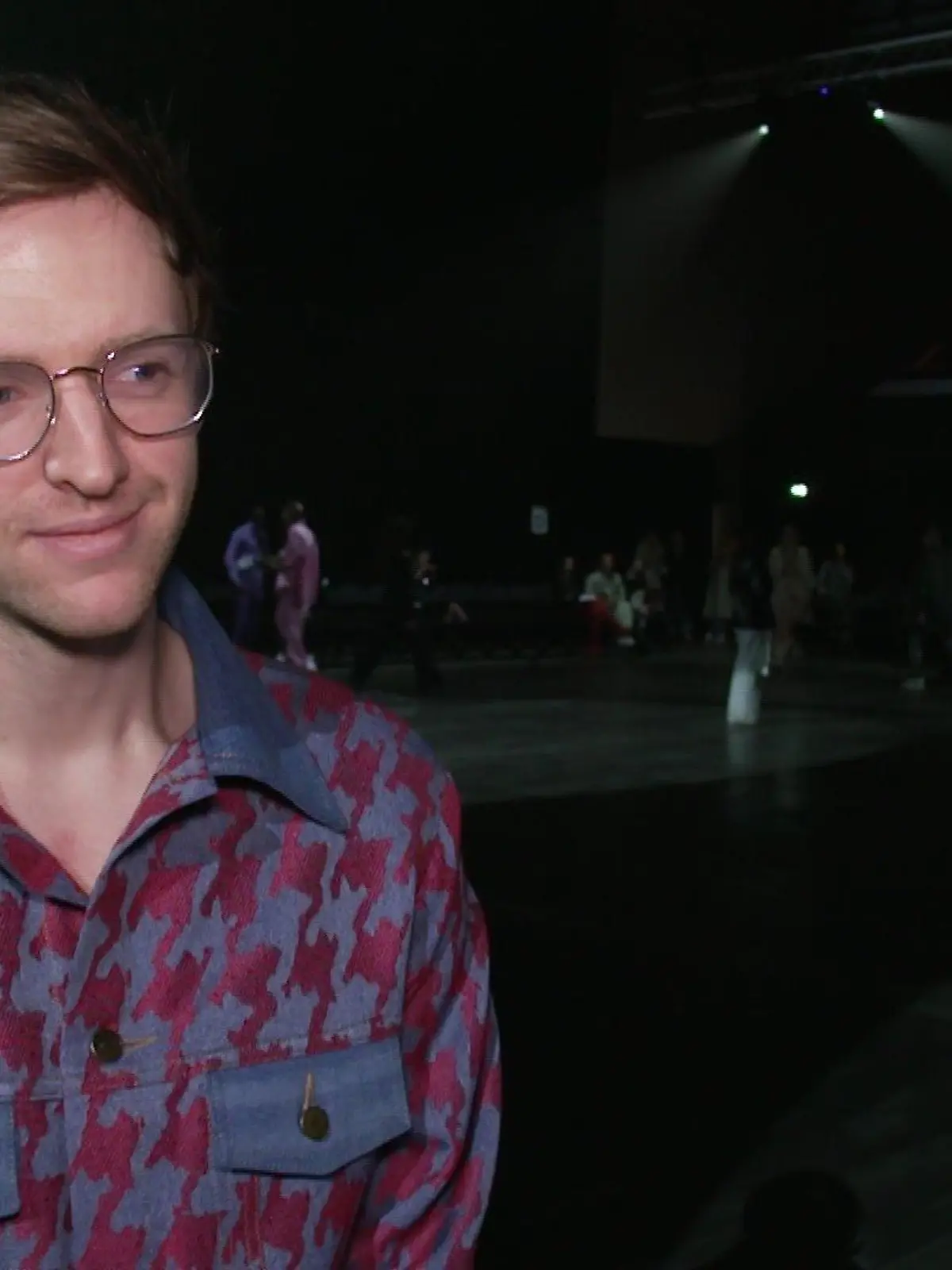 Timur Bartels auf der Kilian Kerner-Fashionshow