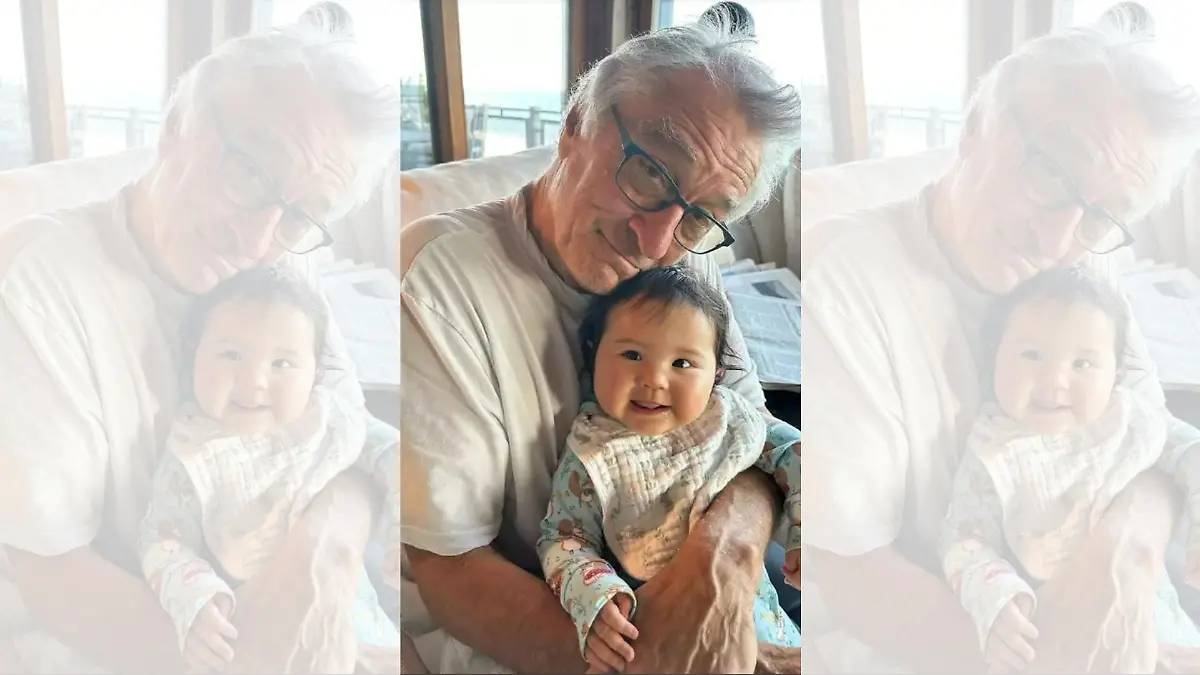 Robert de Niro zeigt sich erstmals mit Töchterchen Gia.