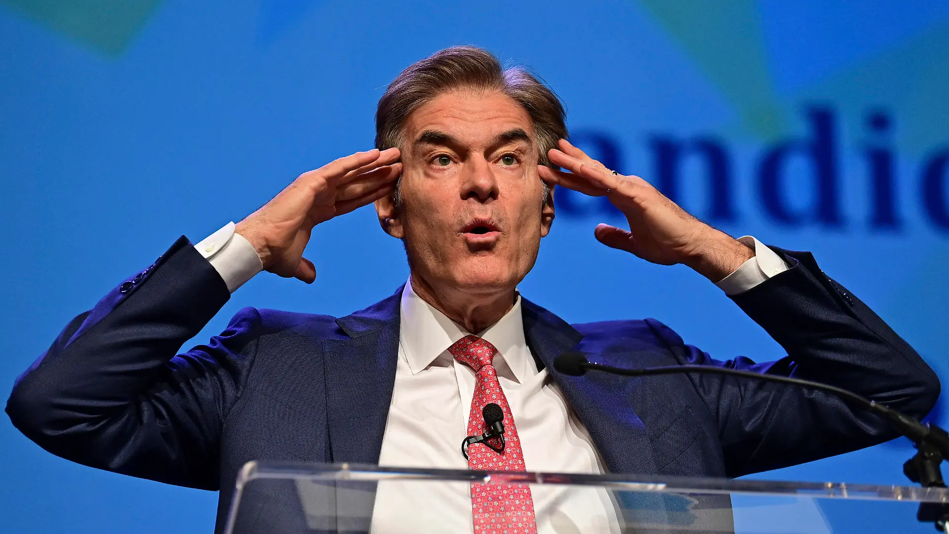 Dr. Mehmet Oz, Republican Senate candidate in Pennsylvania, speaks during a campaign stop in Erie, Pa., Thursday, Sept. 29, 2022. (AP Photo/David Dermer)
