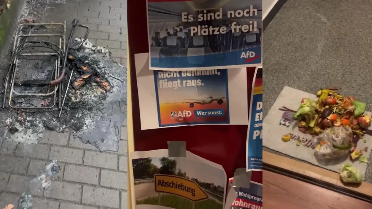 Mit dem Handy dokumentiert die Frau den wohl rassistisch motivierten Angriff.